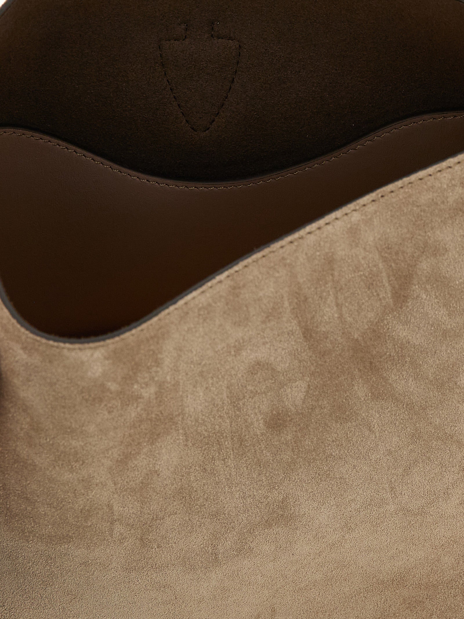 Tod’s Beige T Timeless Mini Bucket Leather Bag
