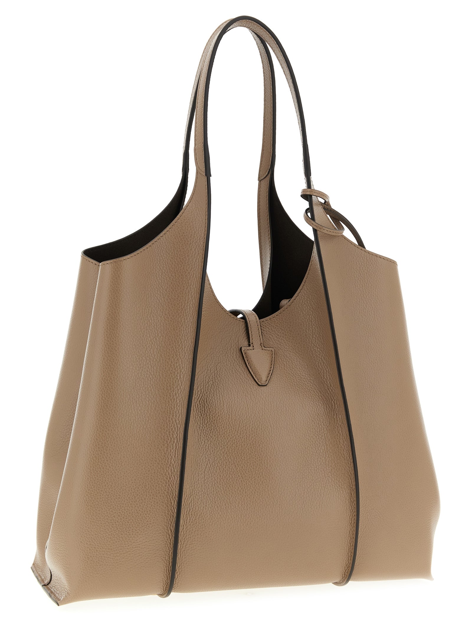 Tod’s Beige T Timeless Tote Leather Bag