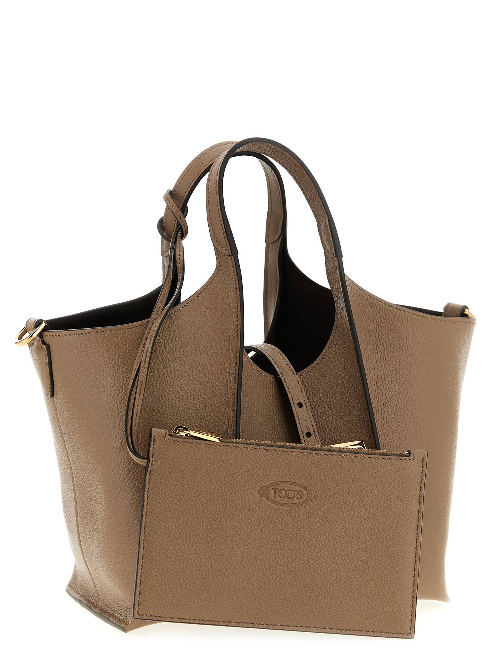 Tod’s Beige Mini Handbag Calf Leather