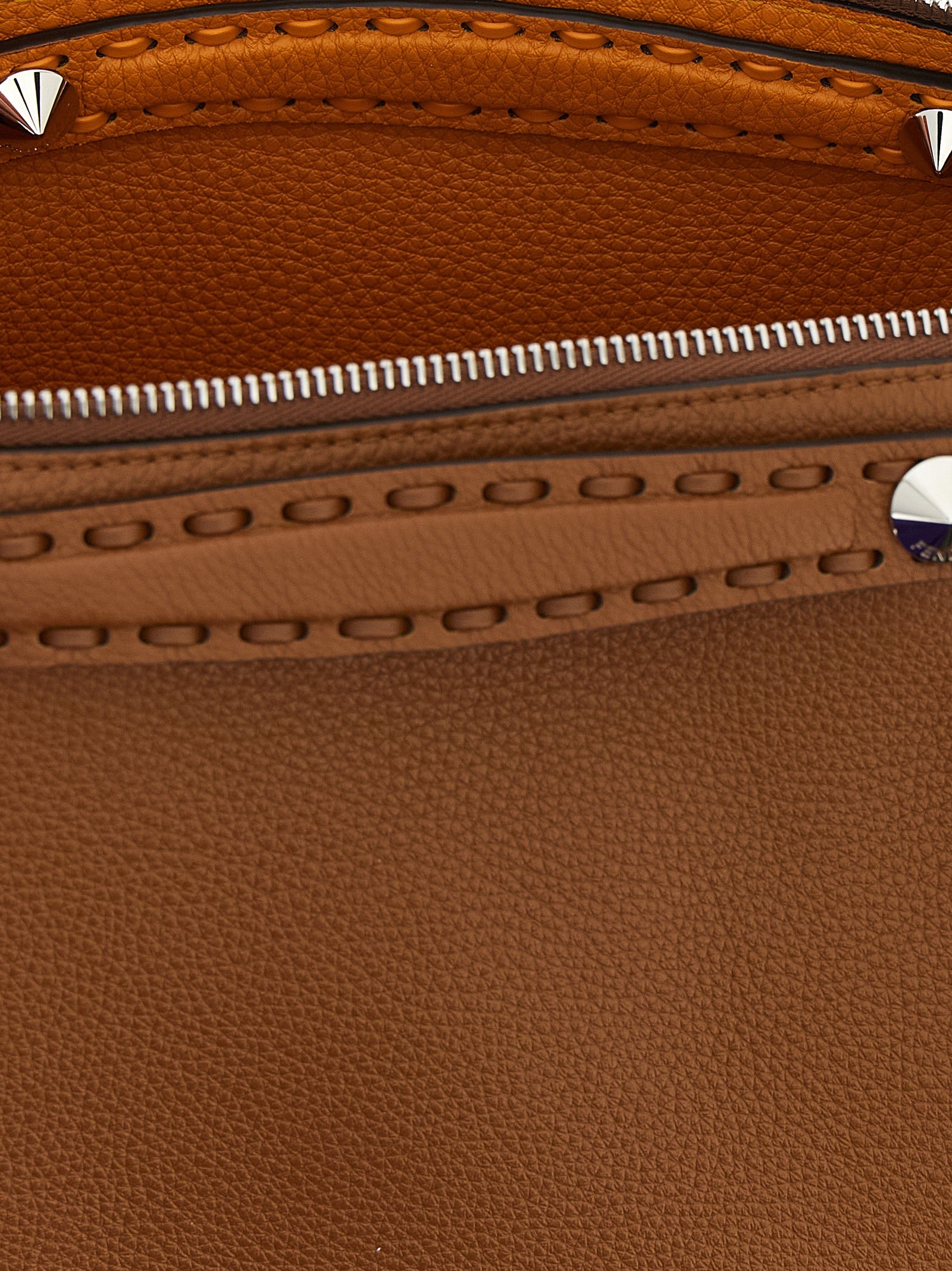Fendi Brown By The Way Selleria Medium Handbag Calf Leather