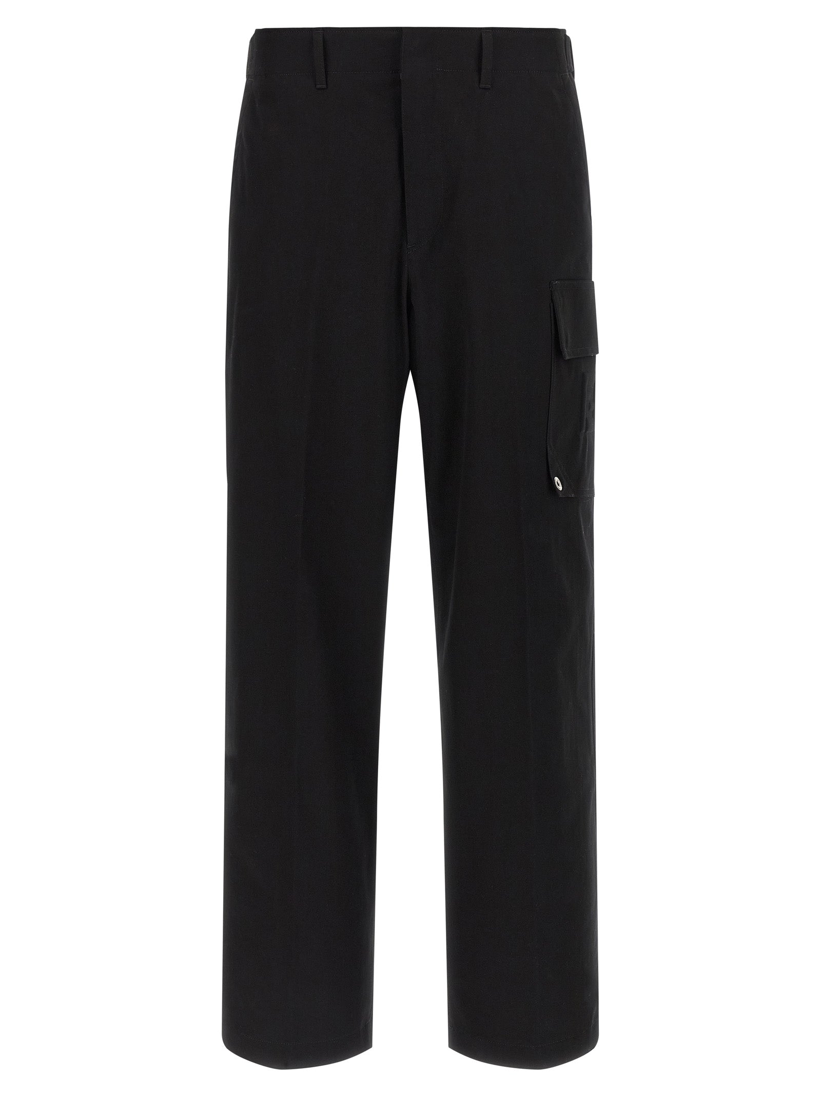 Fendi Cargohose aus schwarzer Baumwolle