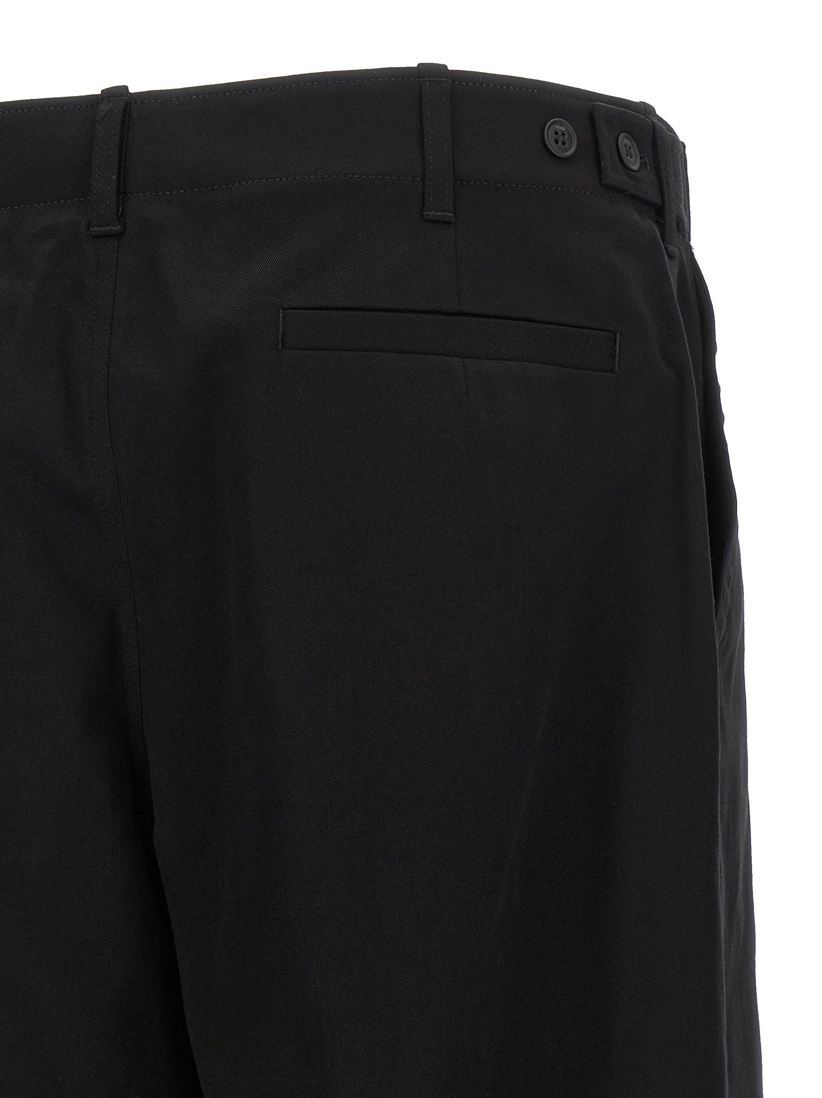 Fendi Cargohose aus schwarzer Baumwolle