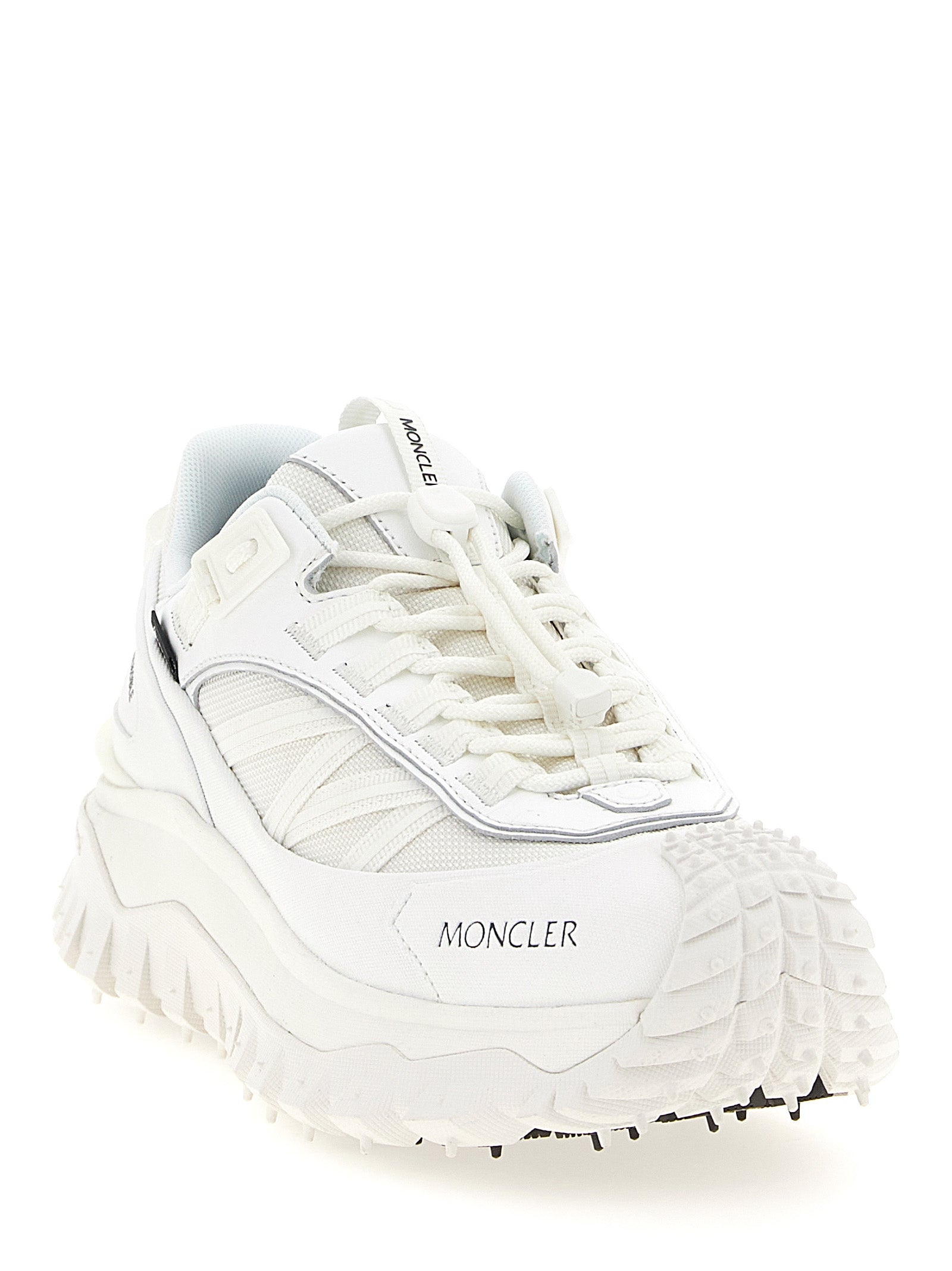 Moncler White Trailgrip GTX Nylon Sneakers