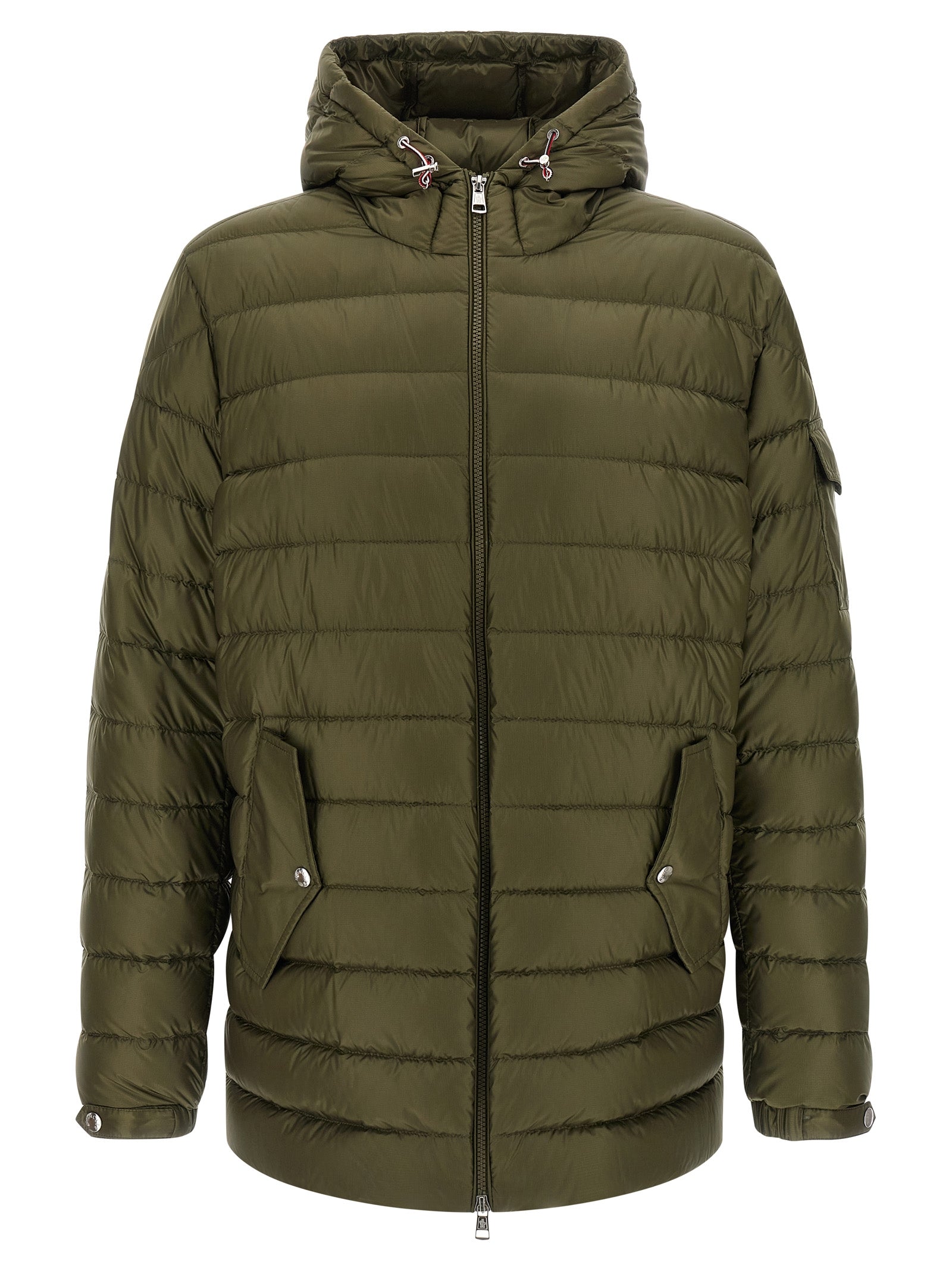 Moncler Green Oahu Nylon Bicolor Parka
