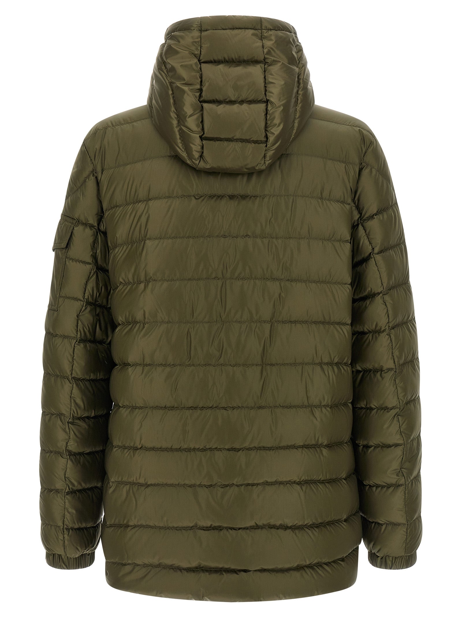 Moncler Green Oahu Nylon Bicolor Parka