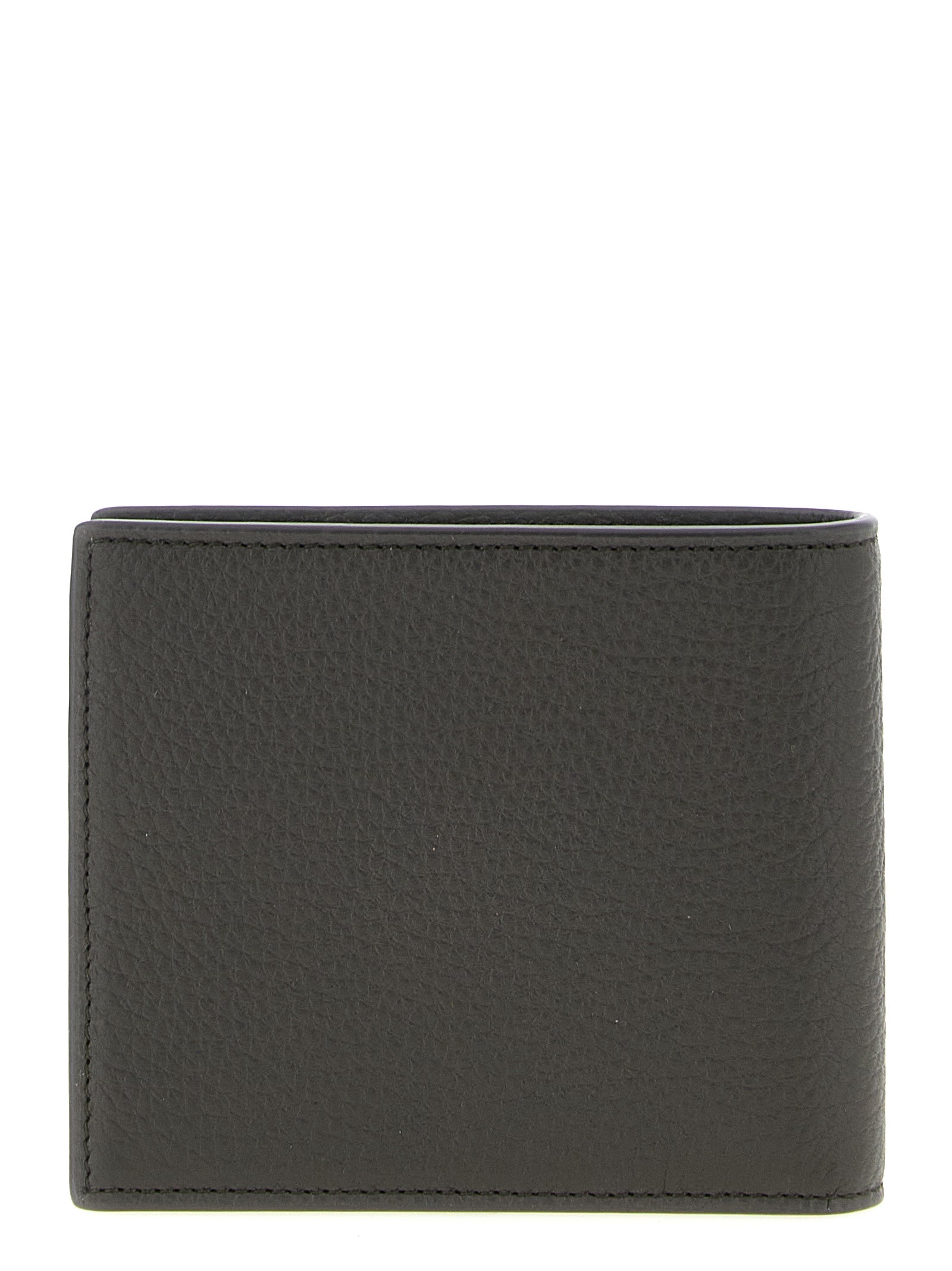 Saint Laurent Brown East West Wallet Calf Leather