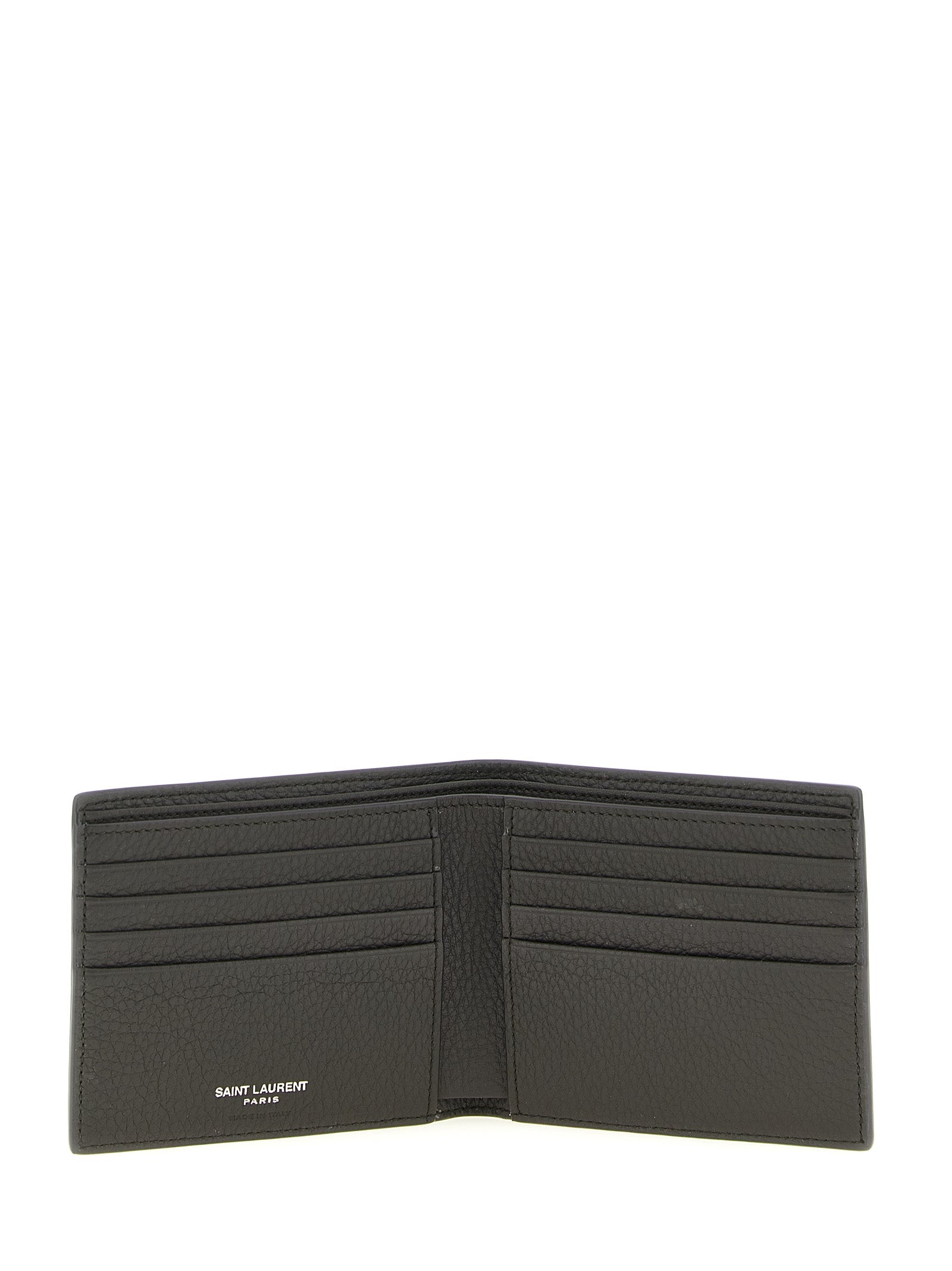 Saint Laurent Brown East West Wallet Calf Leather