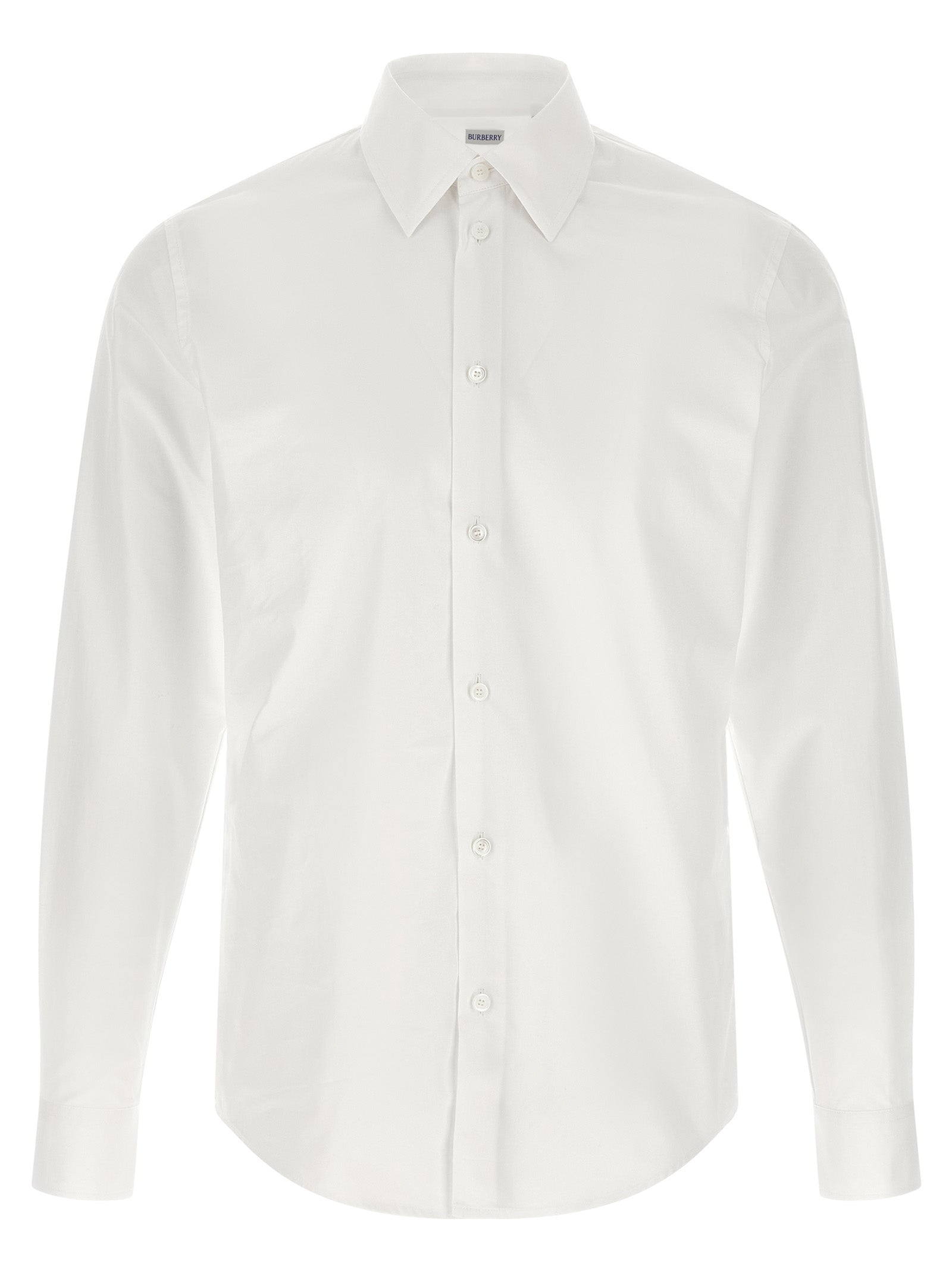 Burberry White Cotton Poplin Shirt