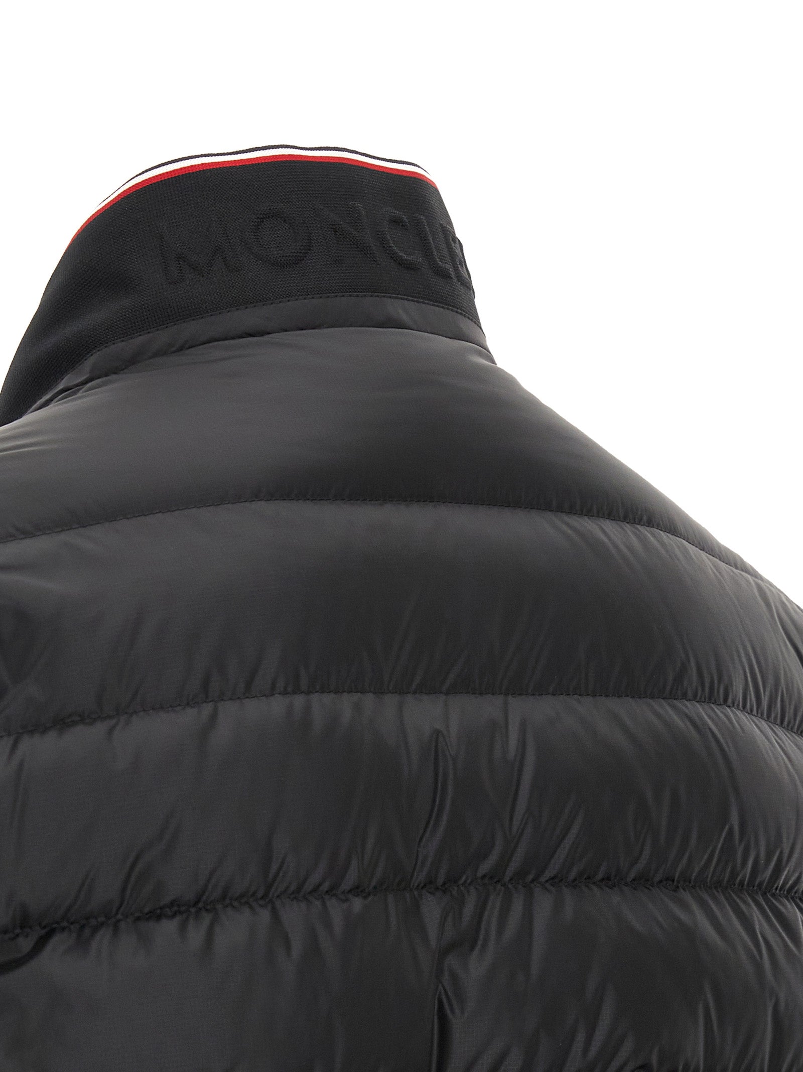Moncler Black Rigel Nylon Full-Length Jacket