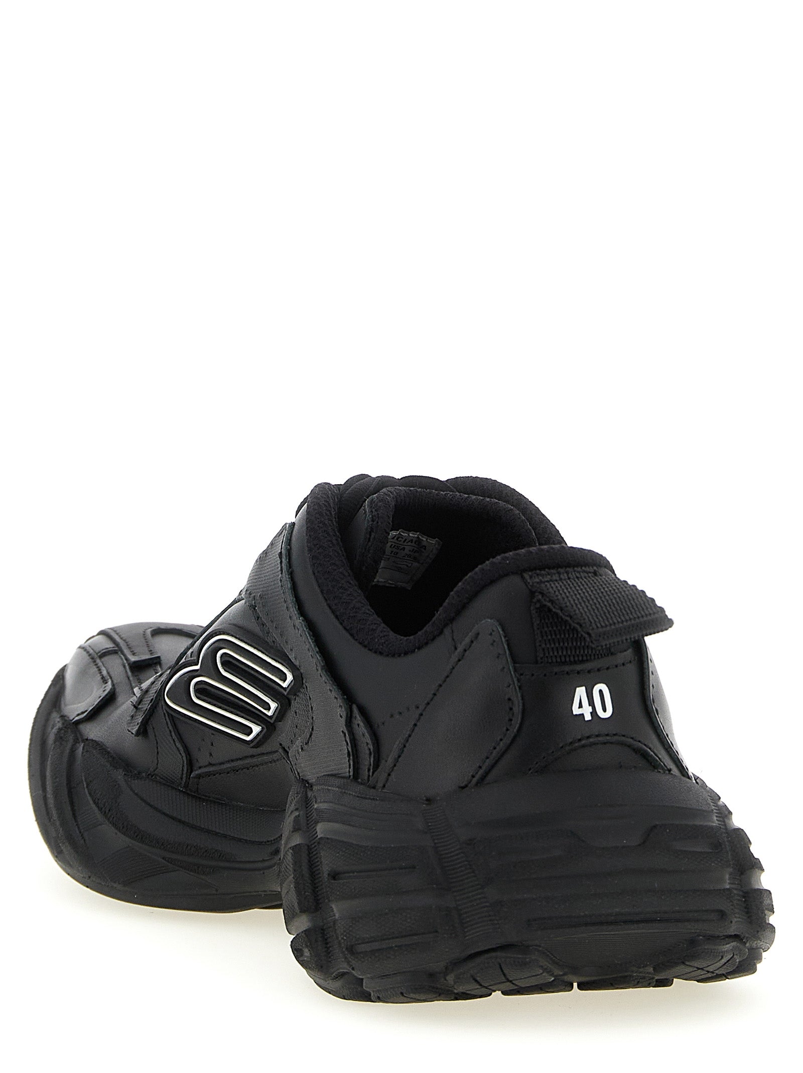 Balenciaga Black Monday Athletic Sneakers Calf Leather