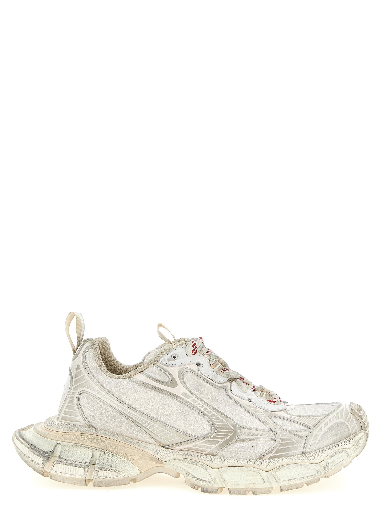 Balenciaga Silver 3XL Synthetic Athletic Sneakers