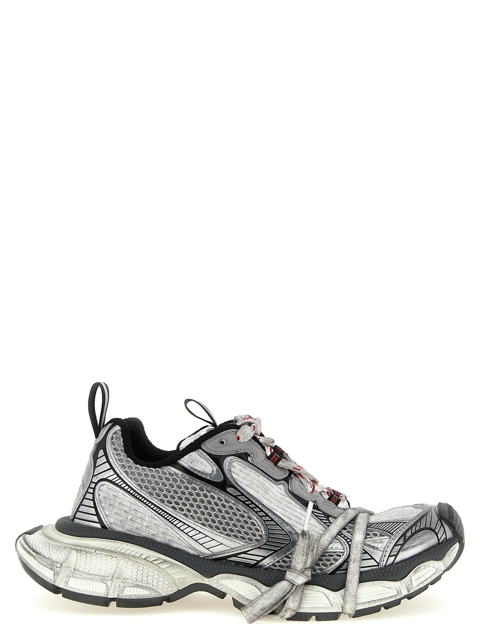 Balenciaga Gray 3XL Synthetic Athletic Sneakers
