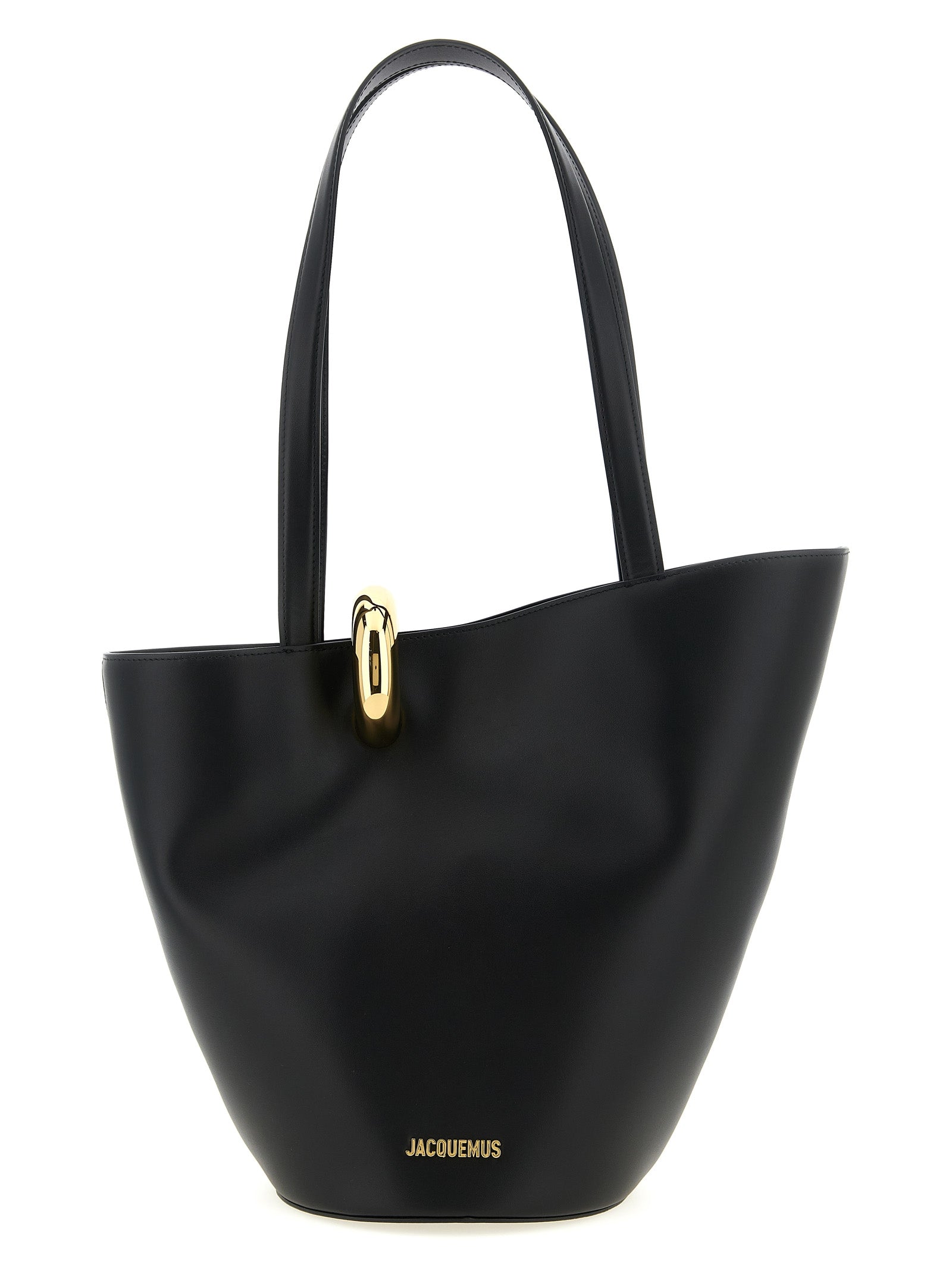 Jacquemus Black Le Bambola Moyen Leather Shoulder Bag