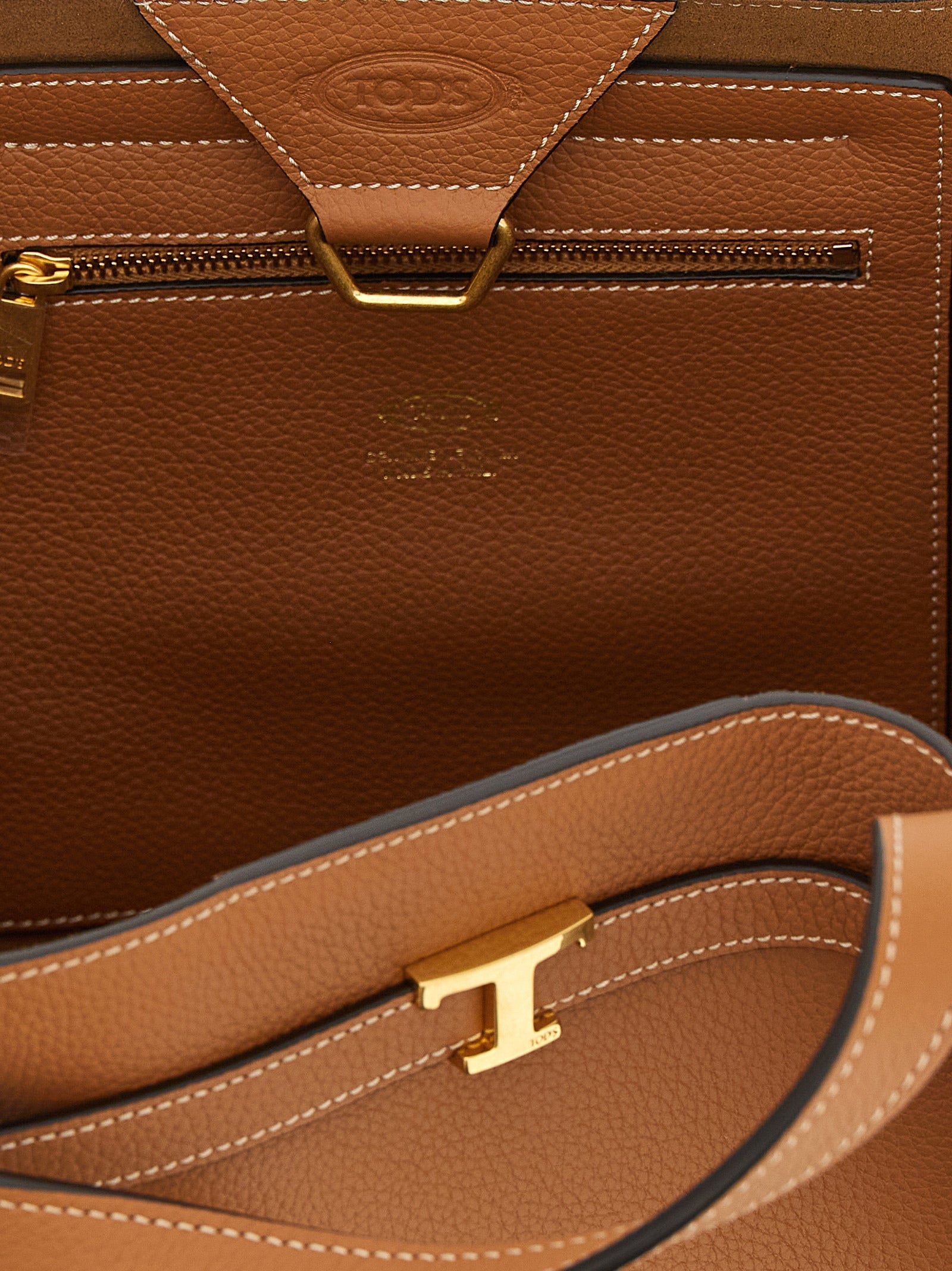 Tod’s Brown Tim Small Leather Tote Bag