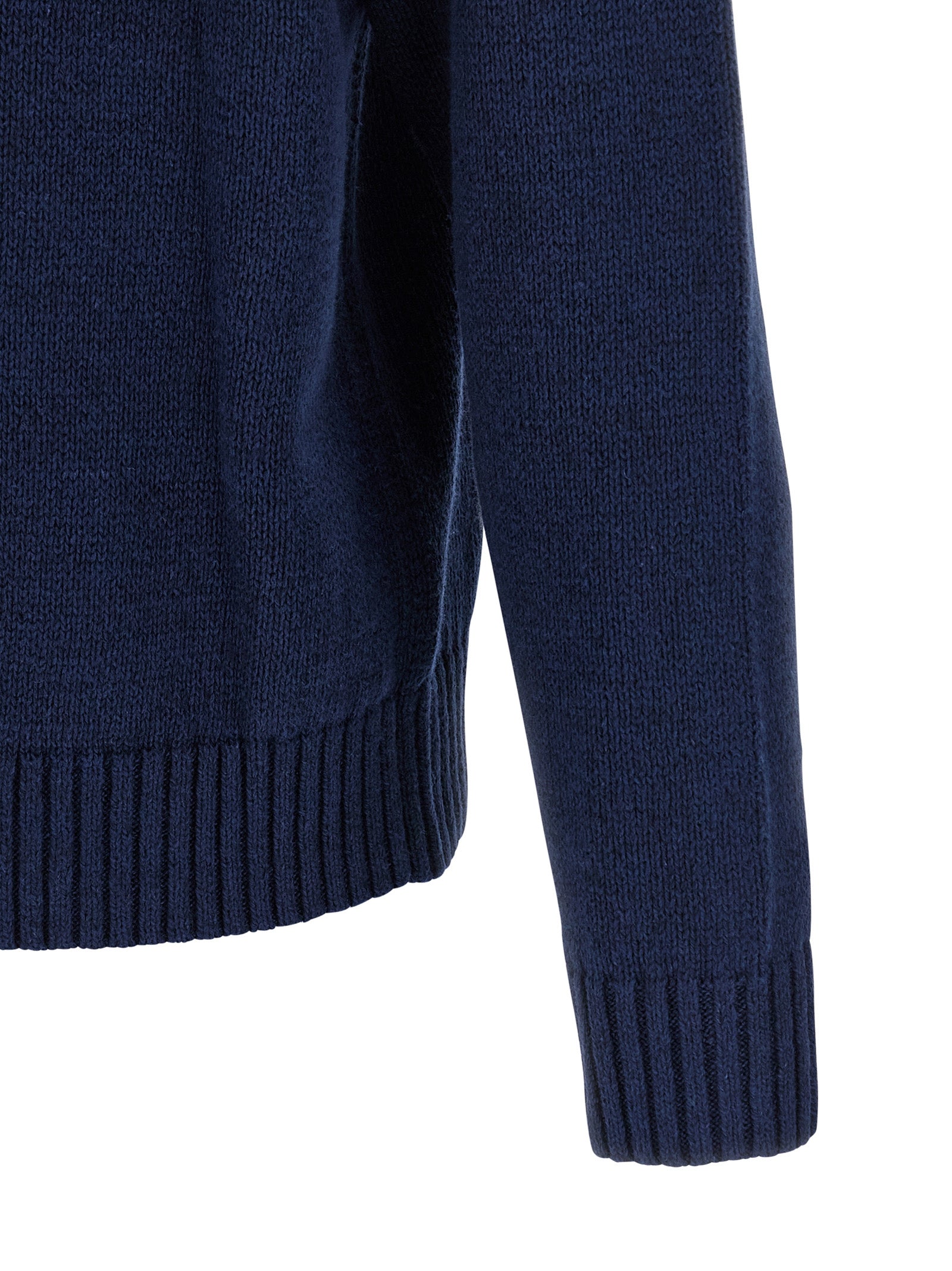 Polo Ralph Lauren Blue Linen Cotton Cardigan