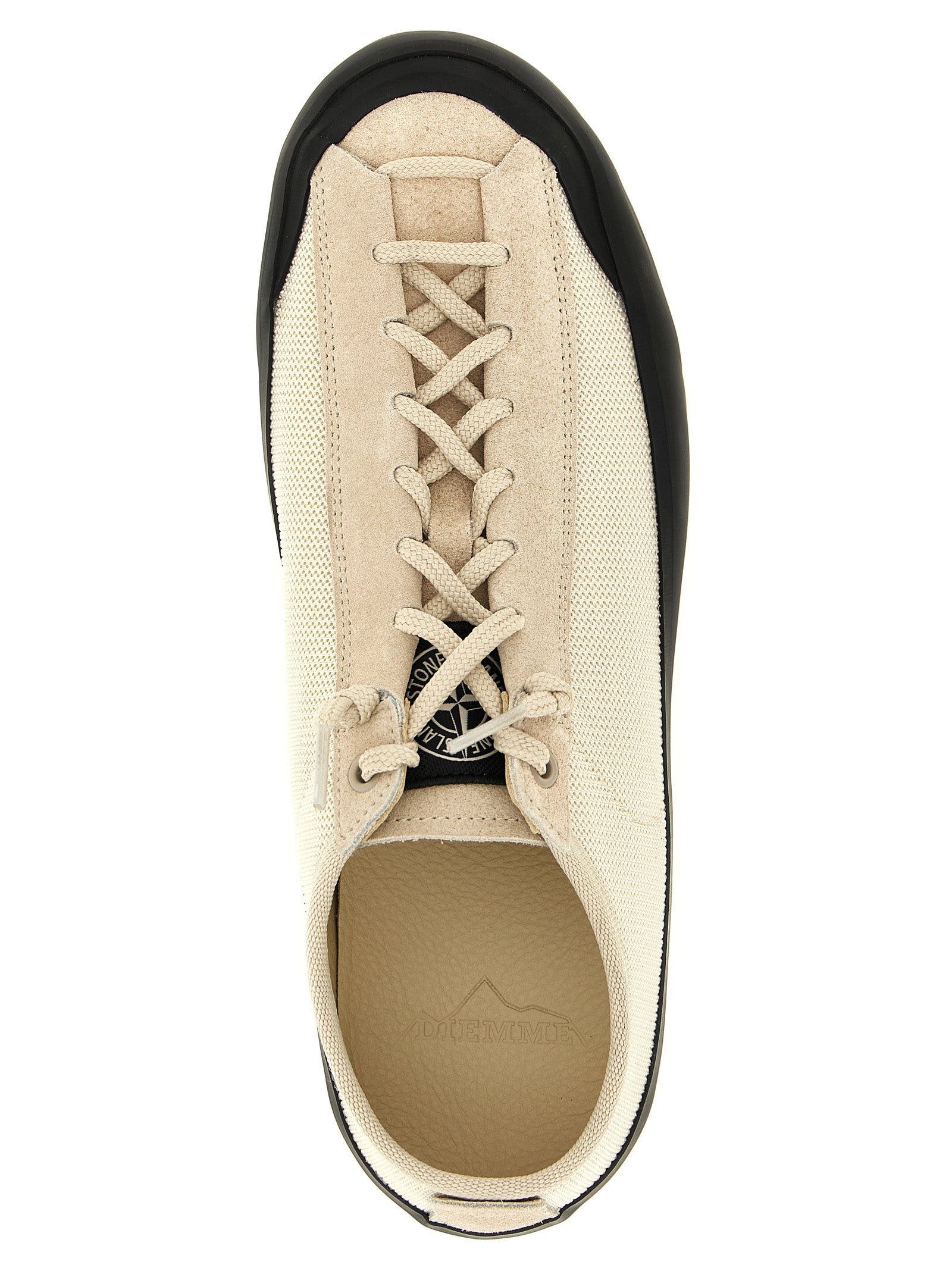 Stone Island Beige Low Top Sneakers Leather
