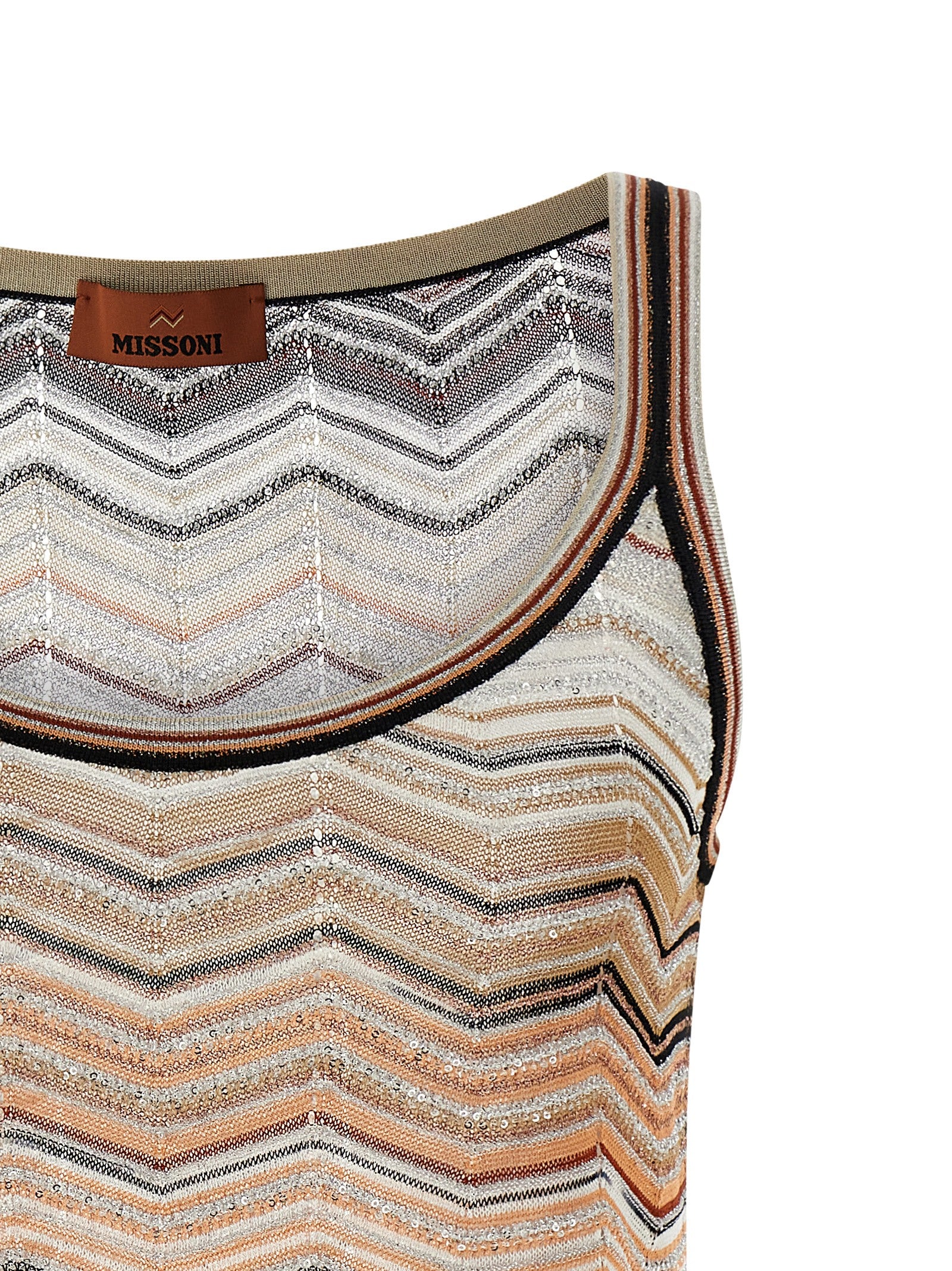Missoni Multicolor Viscose Nylon Tank Top
