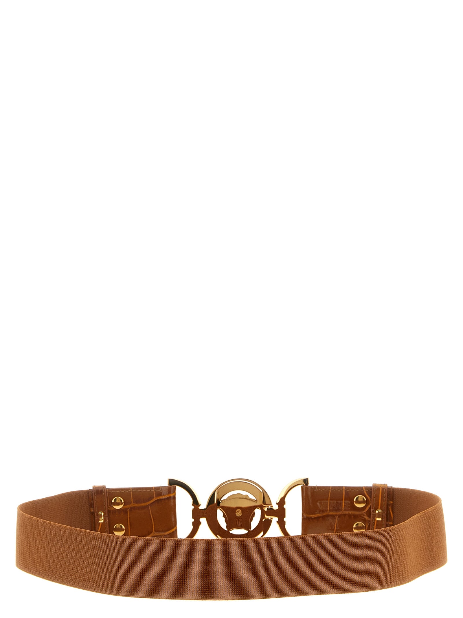 Versace Brown Regular Belt Calf Leather