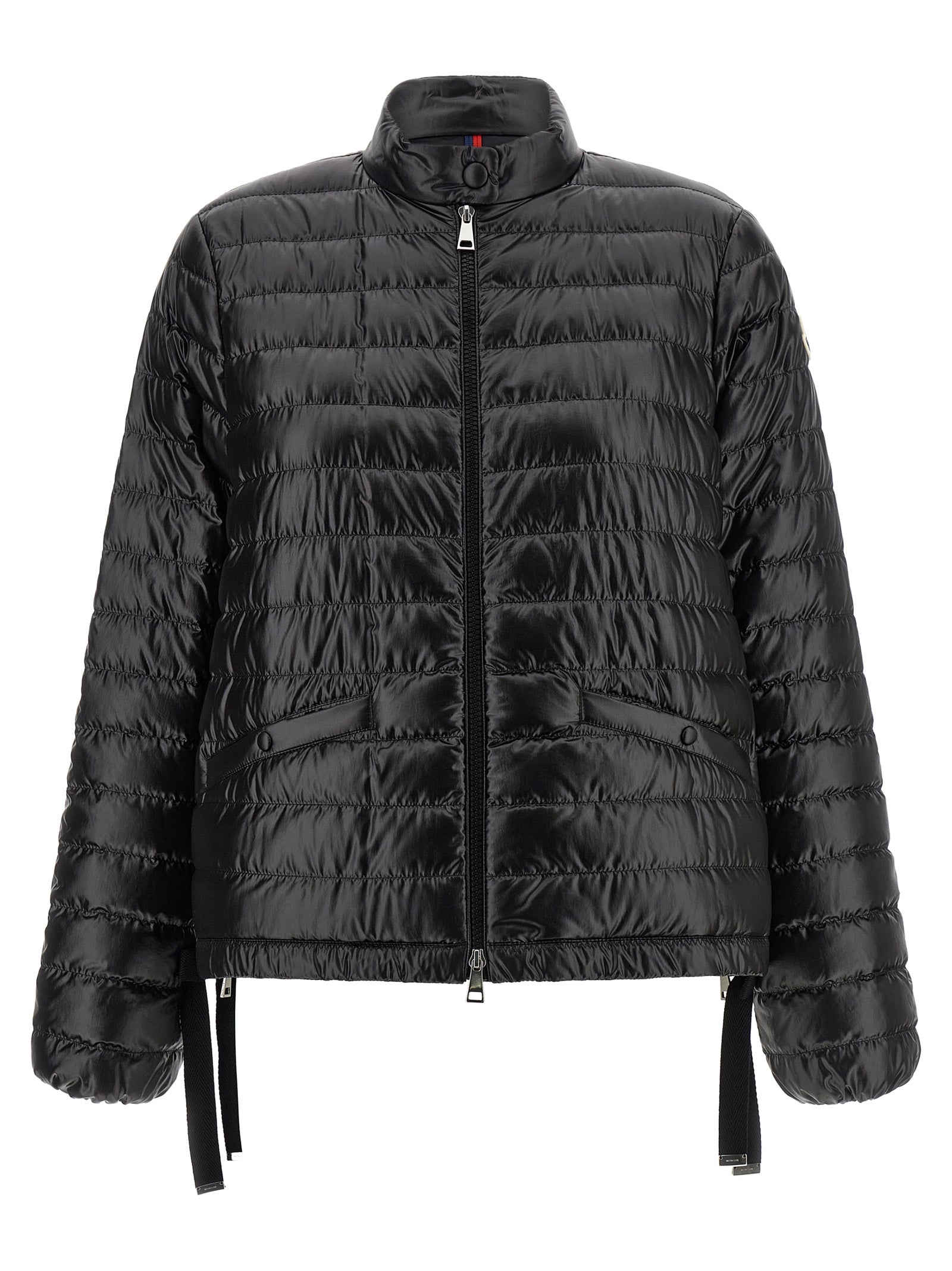Moncler Black Azalee Nylon Full-Length Jacket