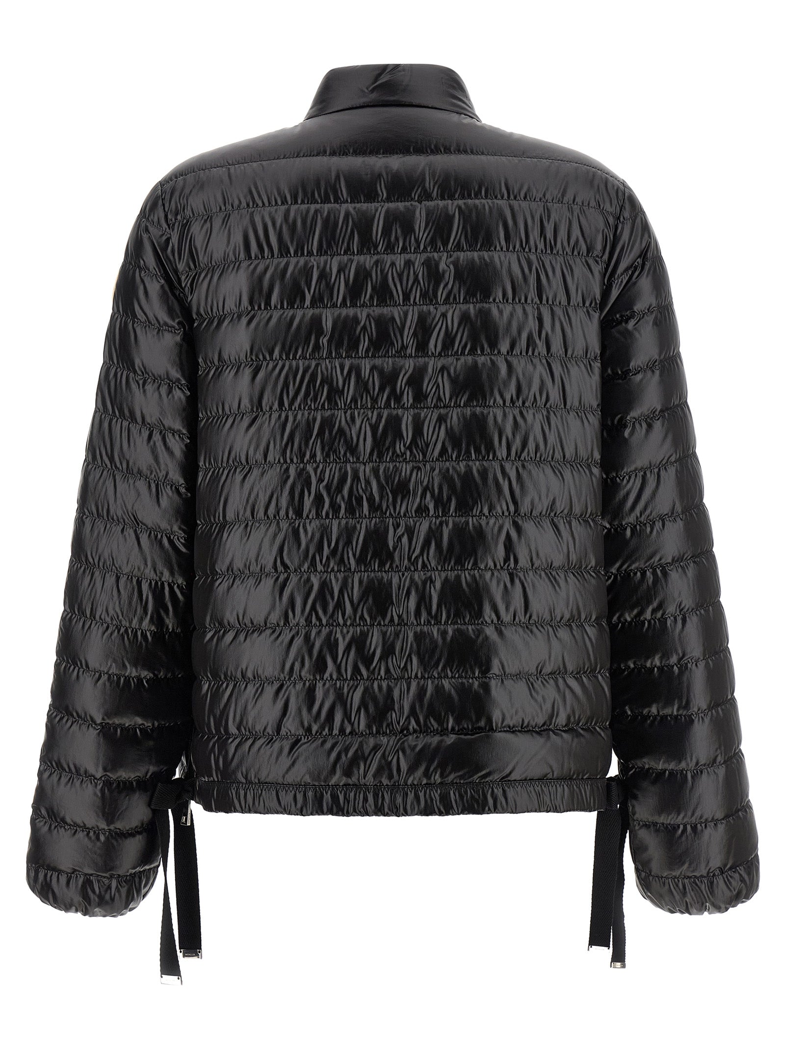 Moncler Black Azalee Nylon Full-Length Jacket