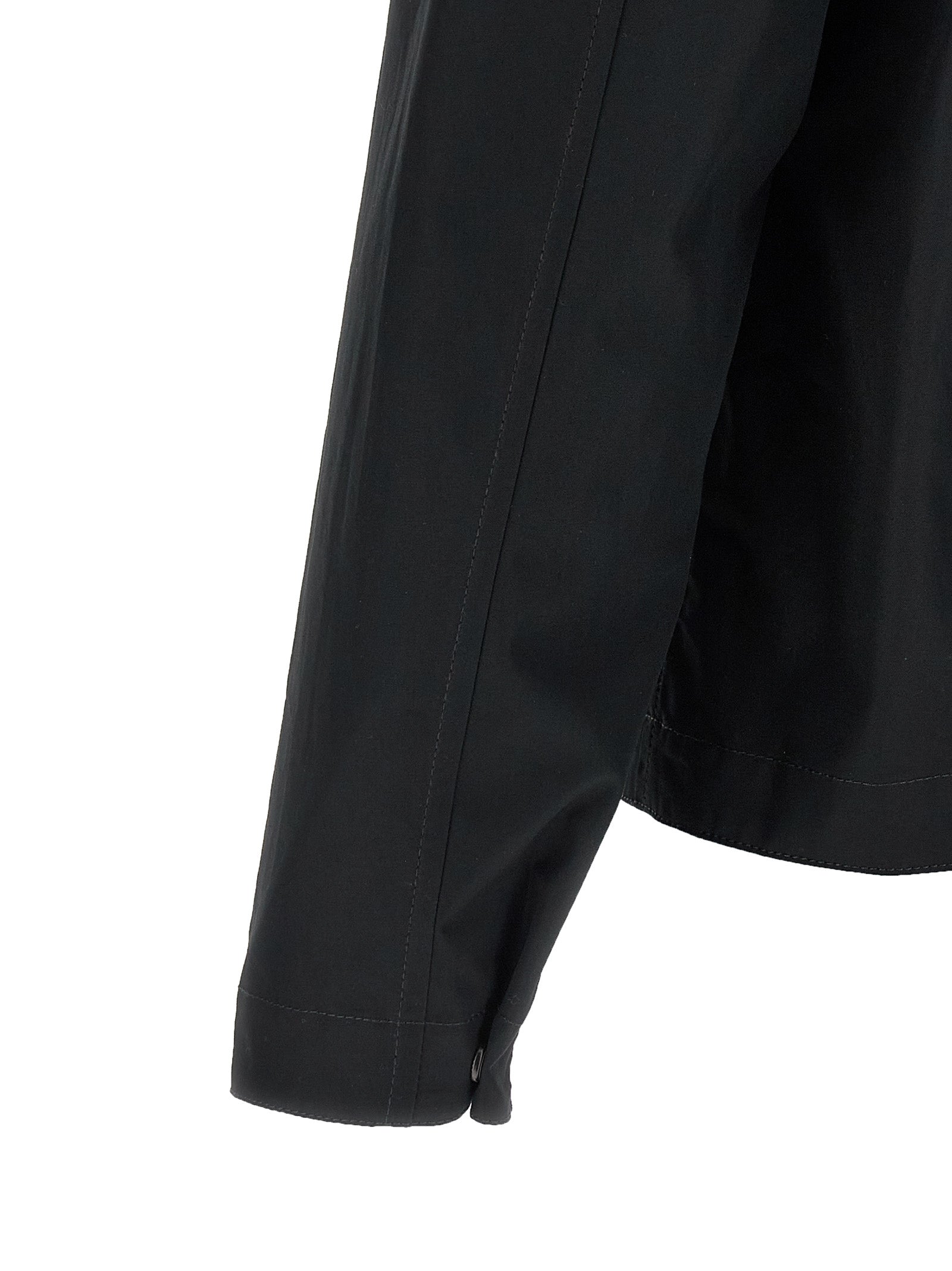 Stone Island Black Cotton Overshirt