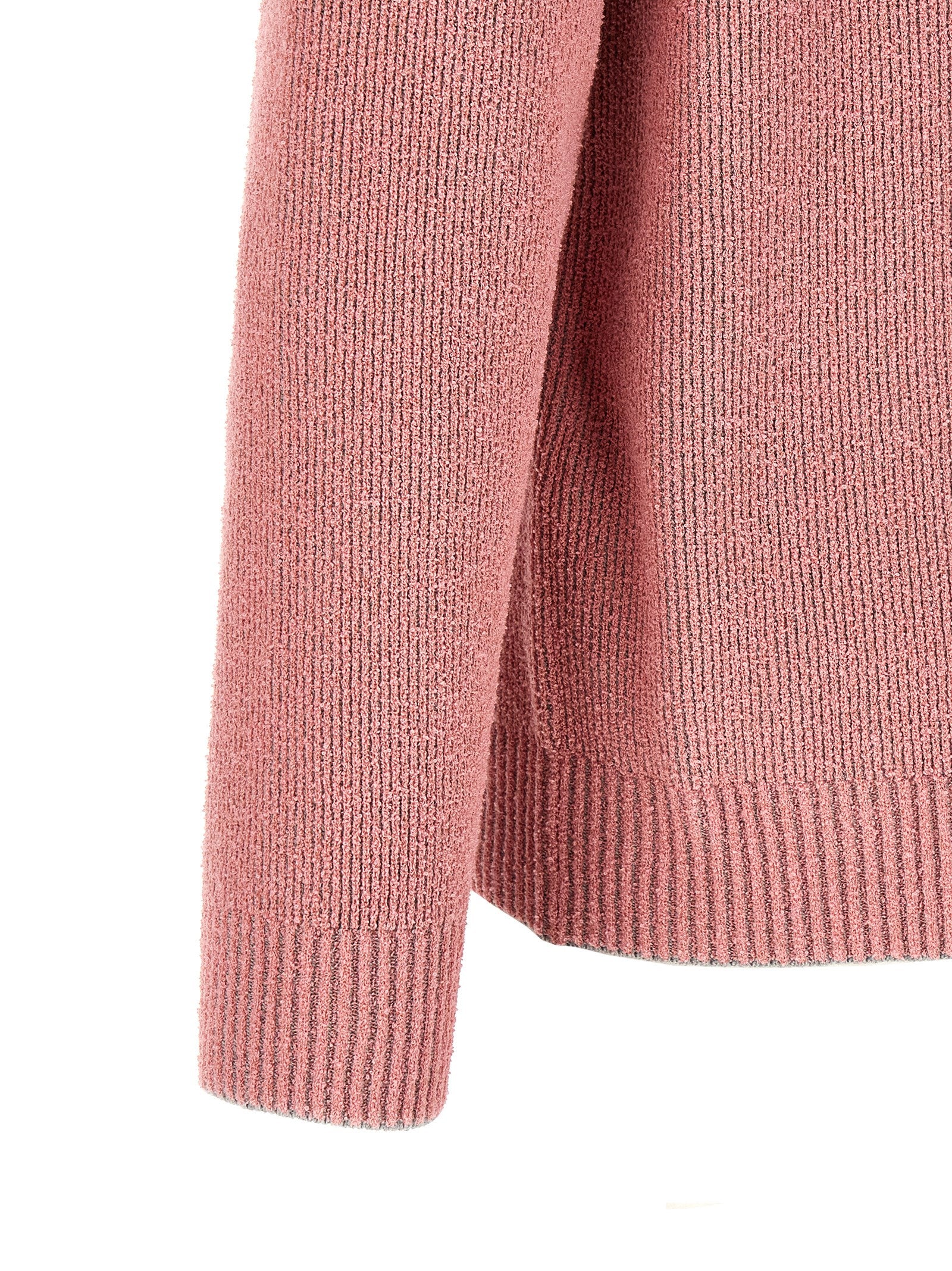 Stone Island Pink Cotton Nylon Cardigan