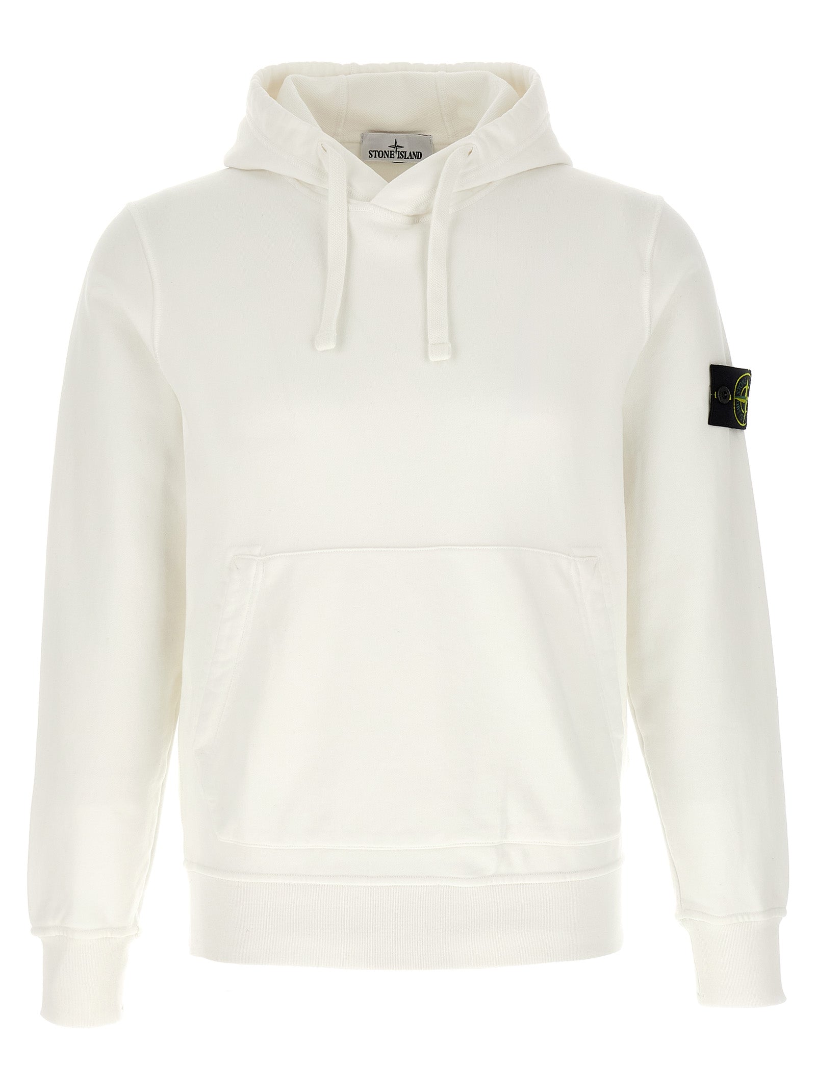 Sweat-shirt Stone Island en coton blanc