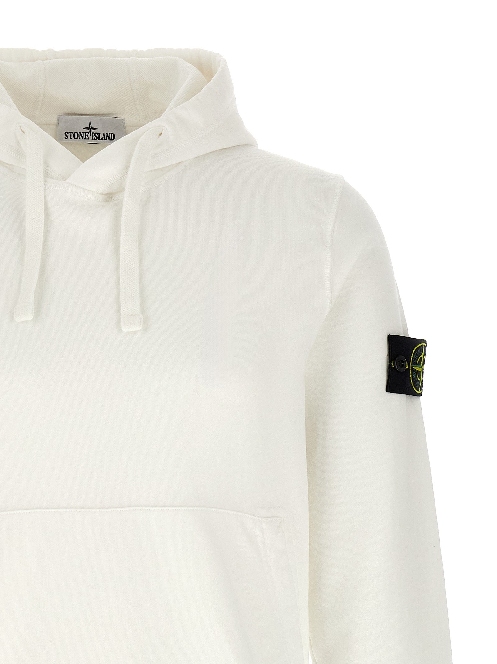 Sweat-shirt Stone Island en coton blanc