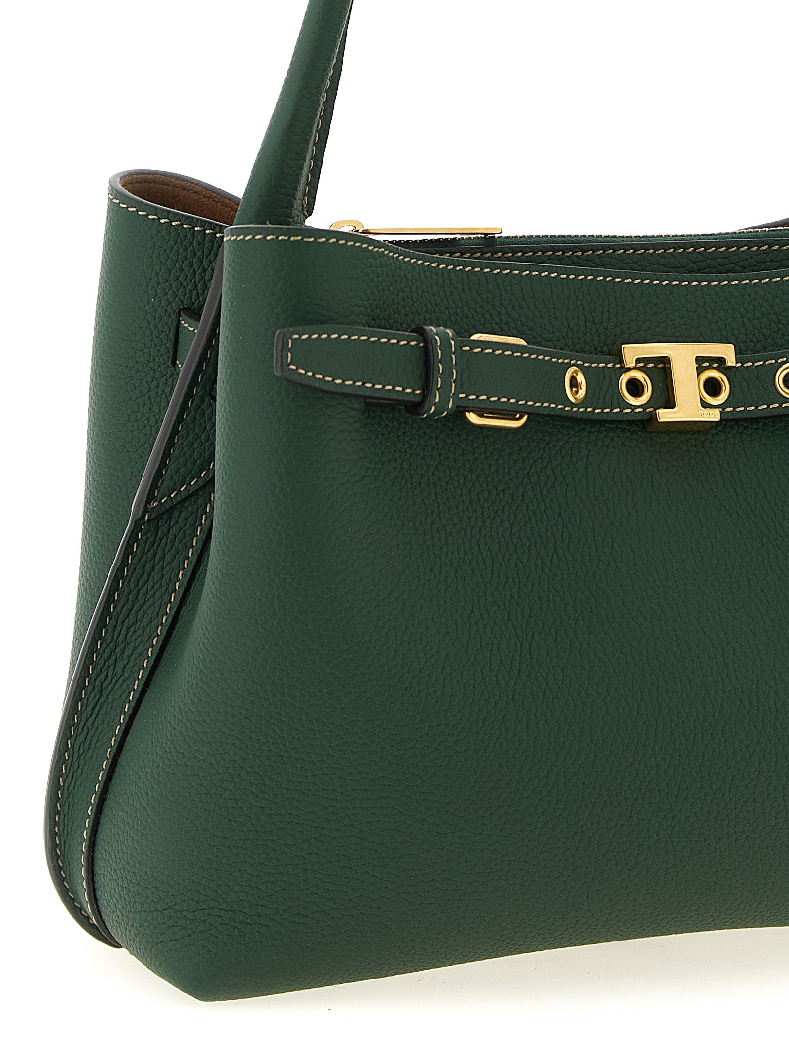 Tod’s Green Tim Mini Handbag Leather