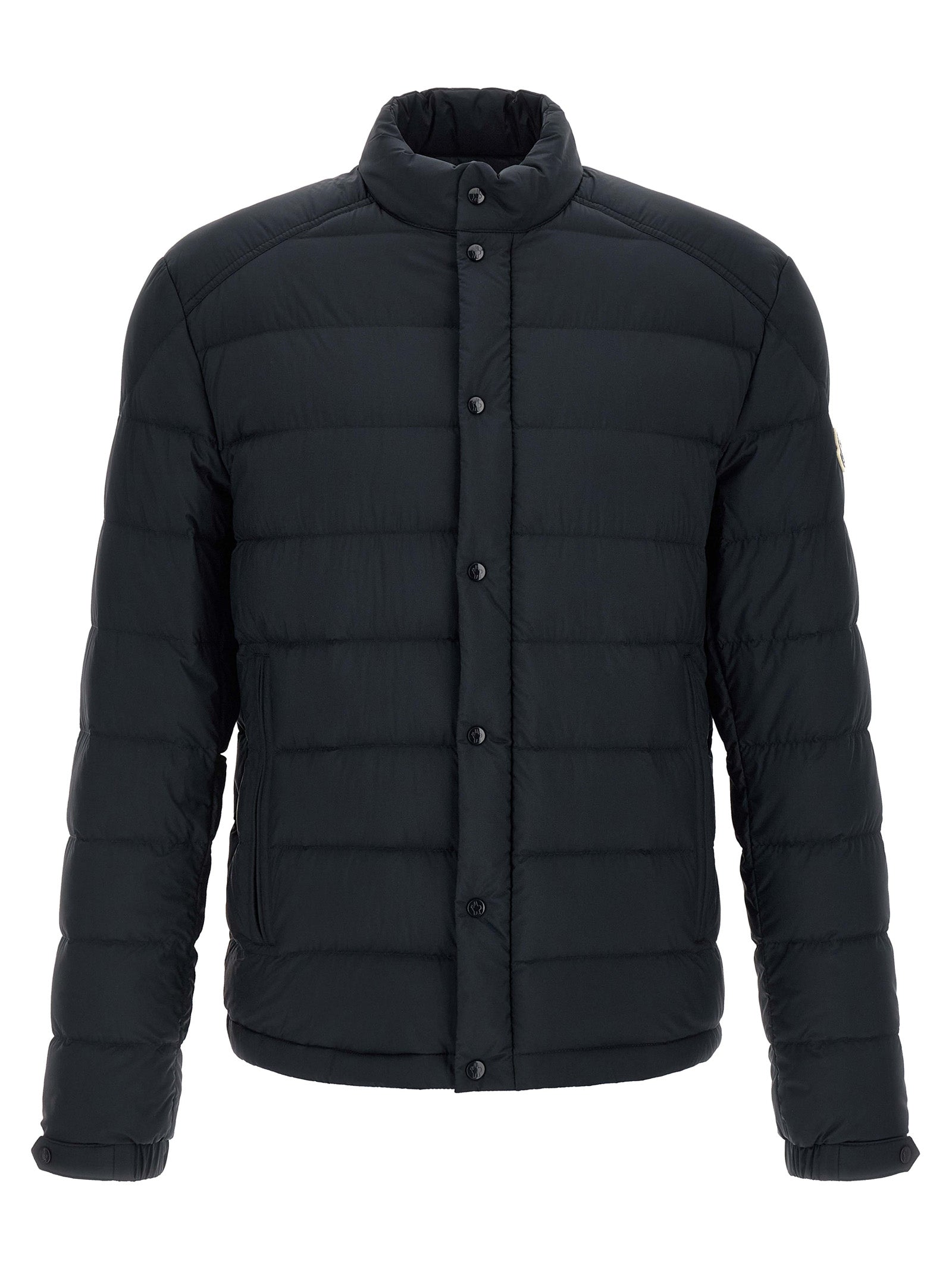 Moncler Blue Selves Nylon Down Jacket