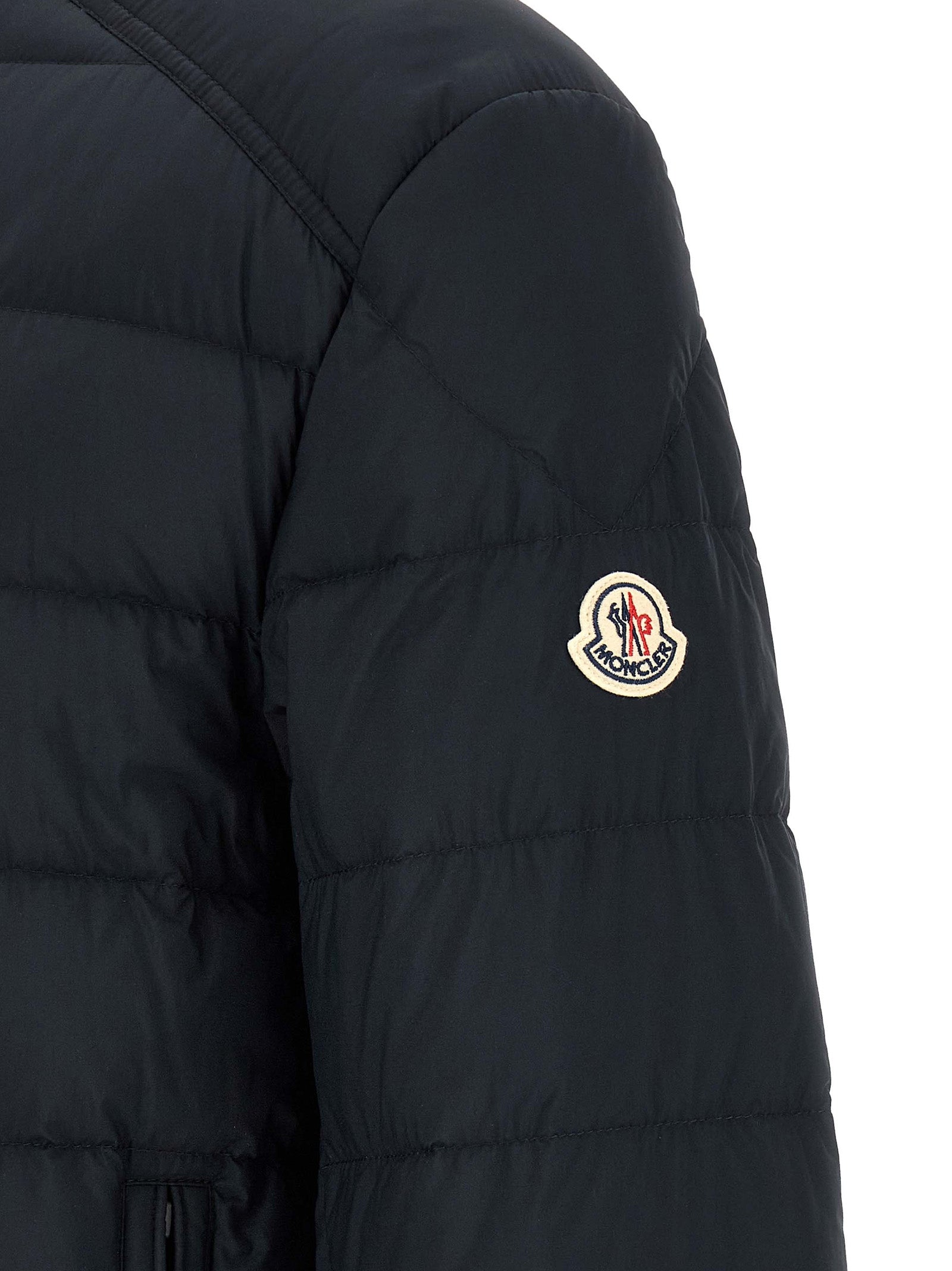 Moncler Blue Selves Nylon Down Jacket