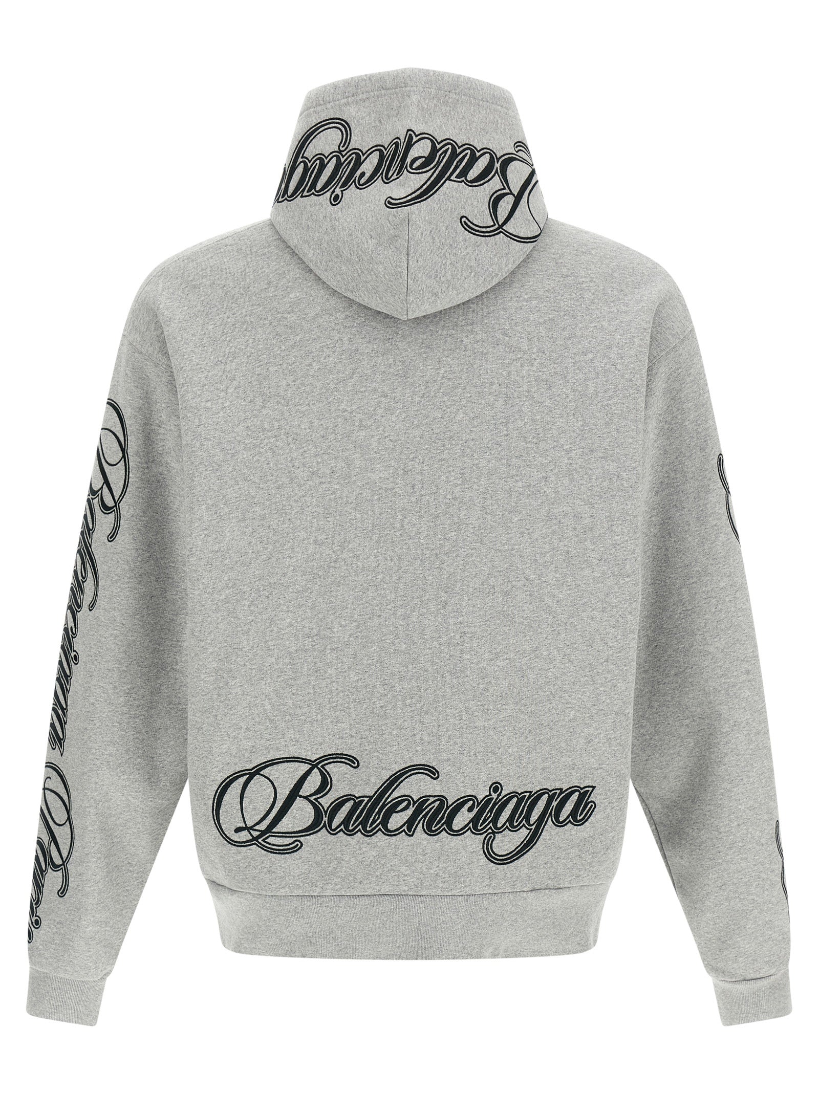 Sweat-shirt Balenciaga gris en coton