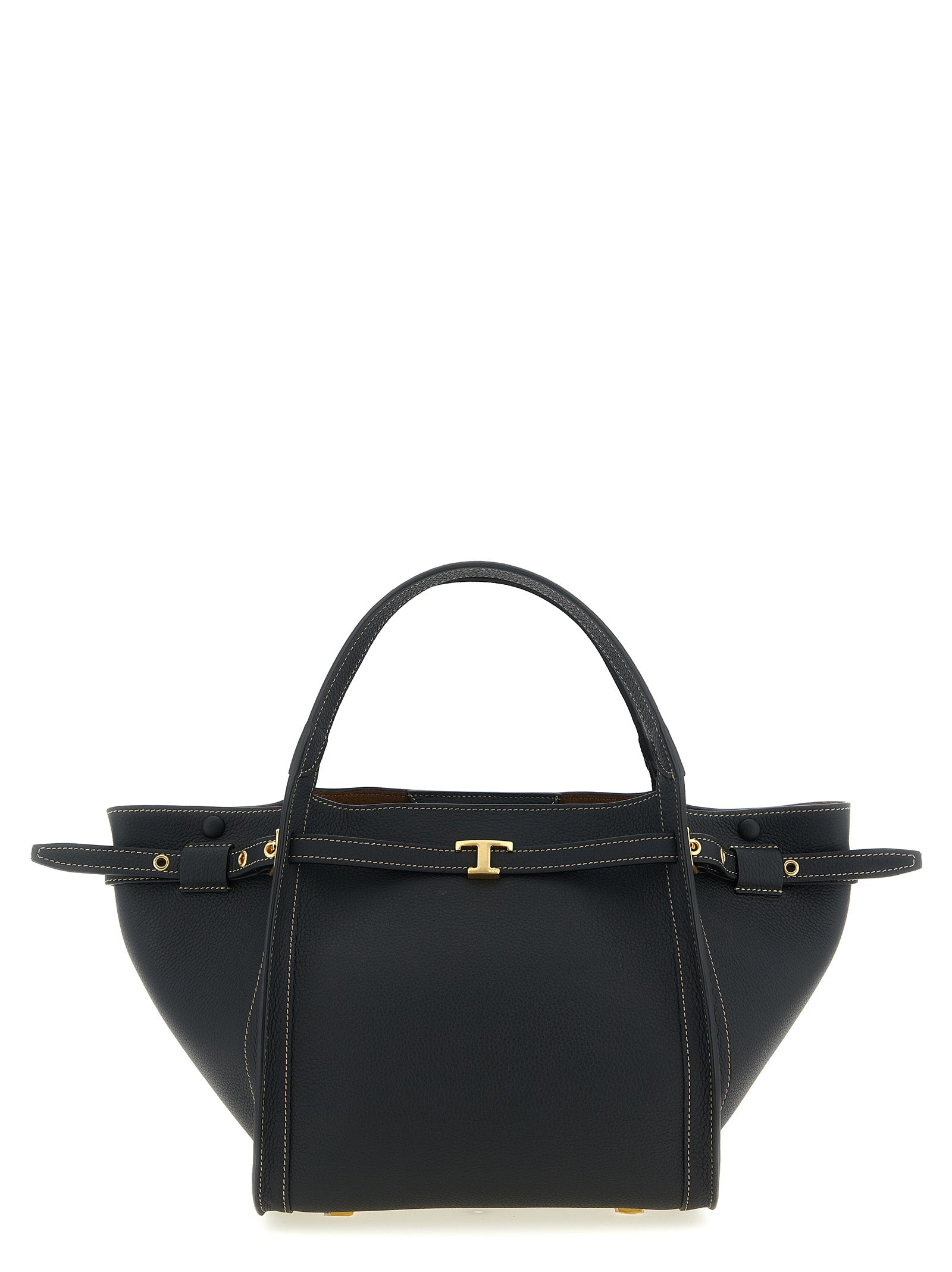 Tod’s Black Tim Small Tote Calf Leather