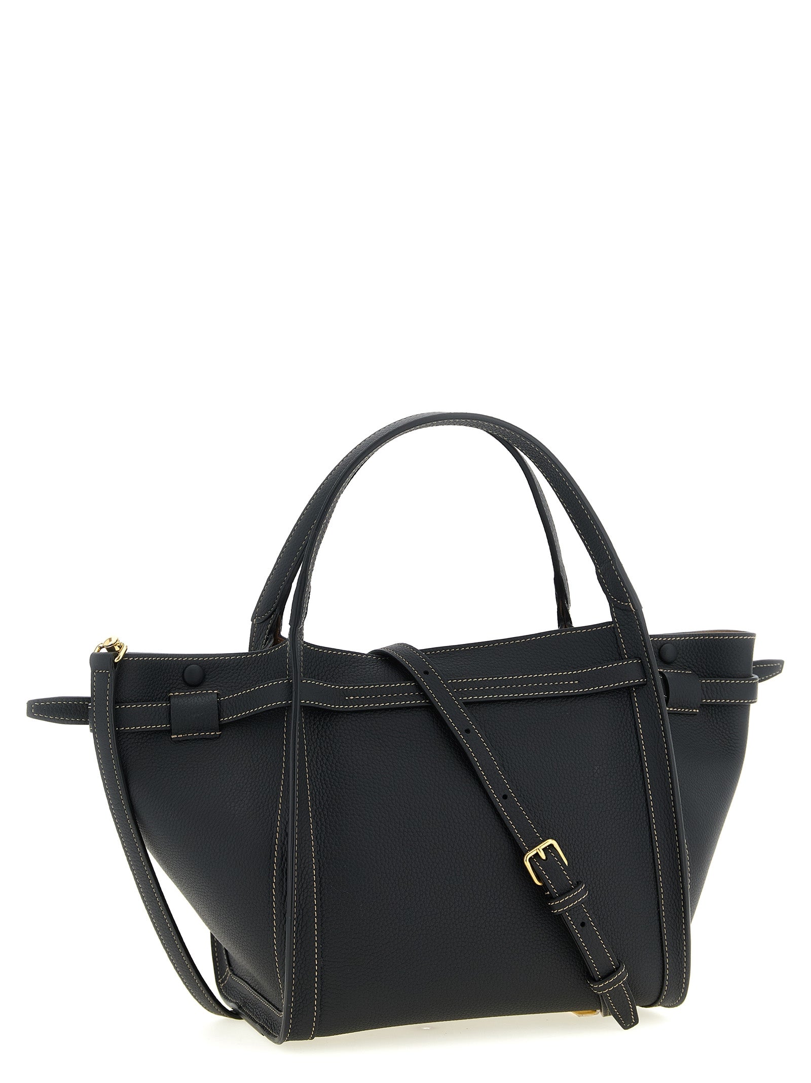 Tod’s Black Tim Small Tote Calf Leather