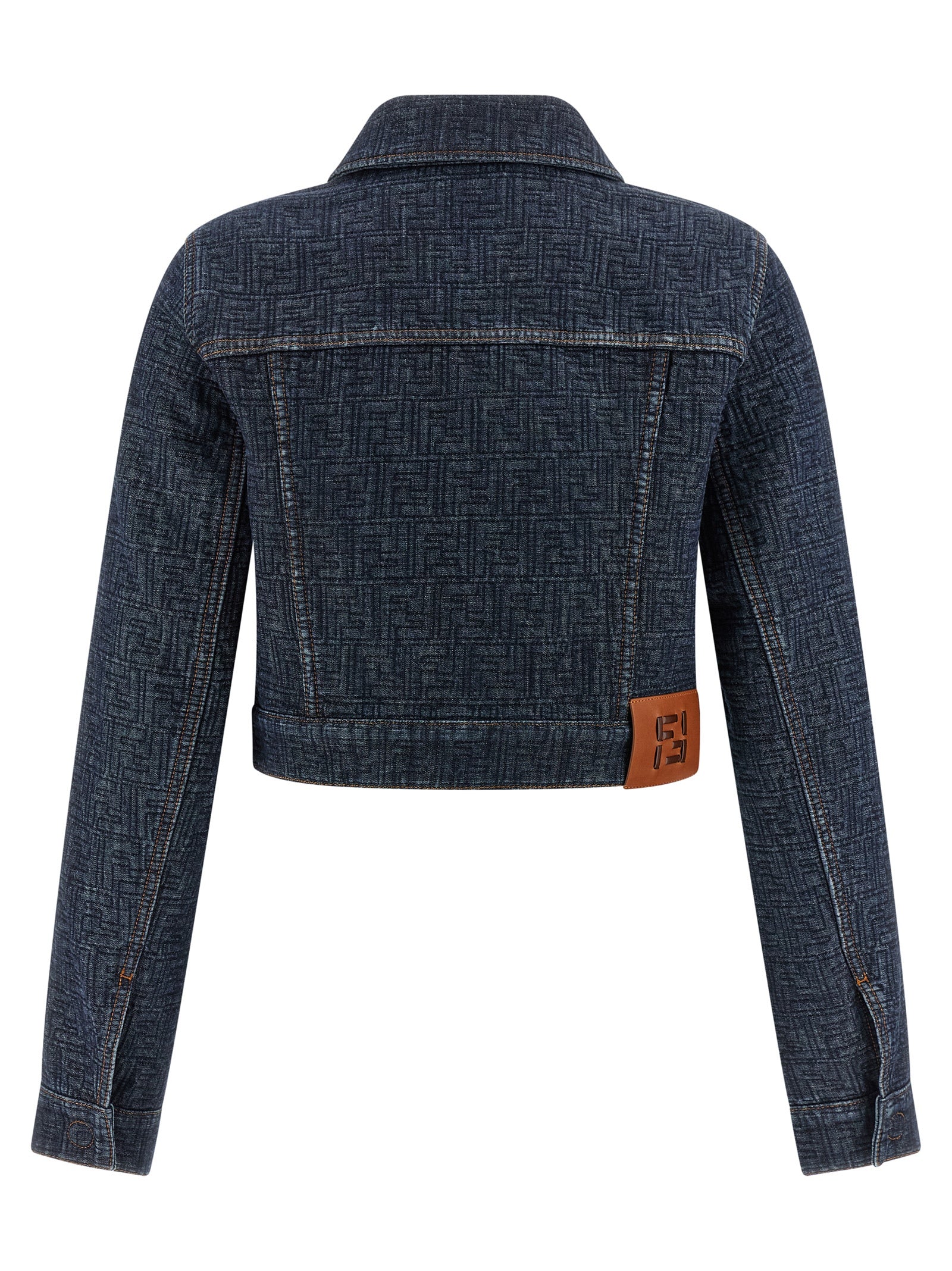 Fendi Blue Denim Cotton Jacket