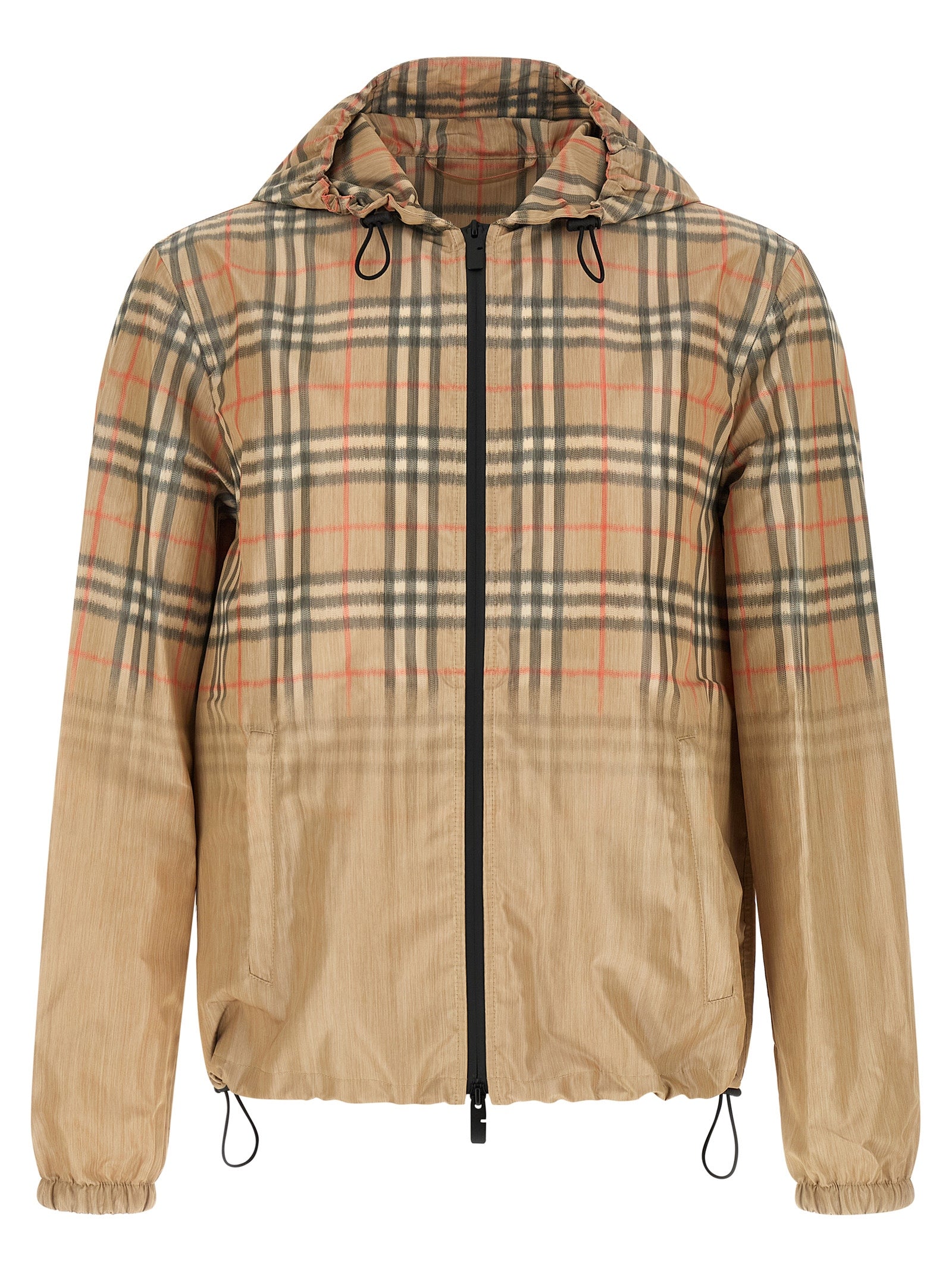 Burberry Beige Newport Viscose Shell Jacket