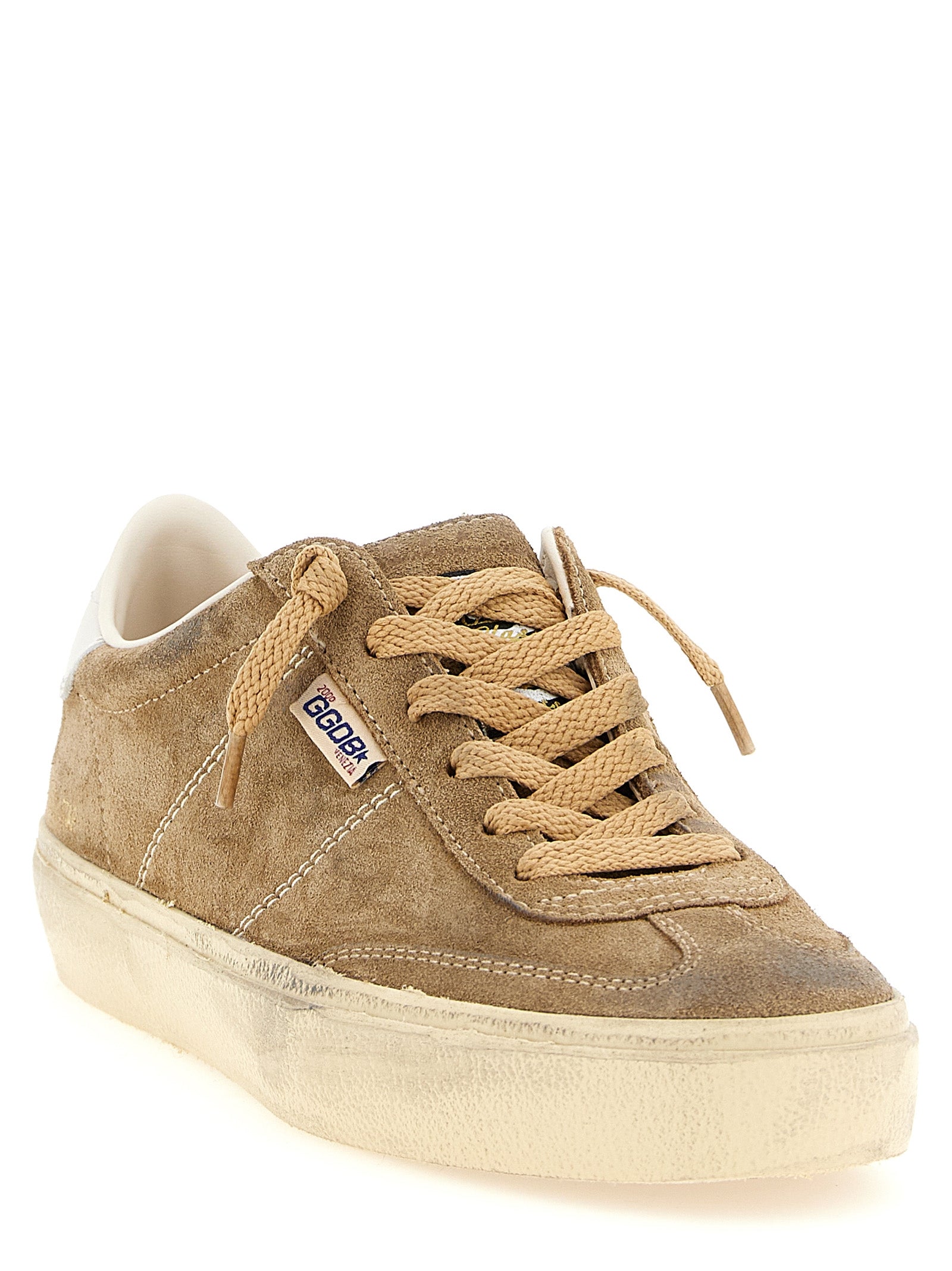 Golden Goose Brown Soul Star Low Top Sneakers Leather