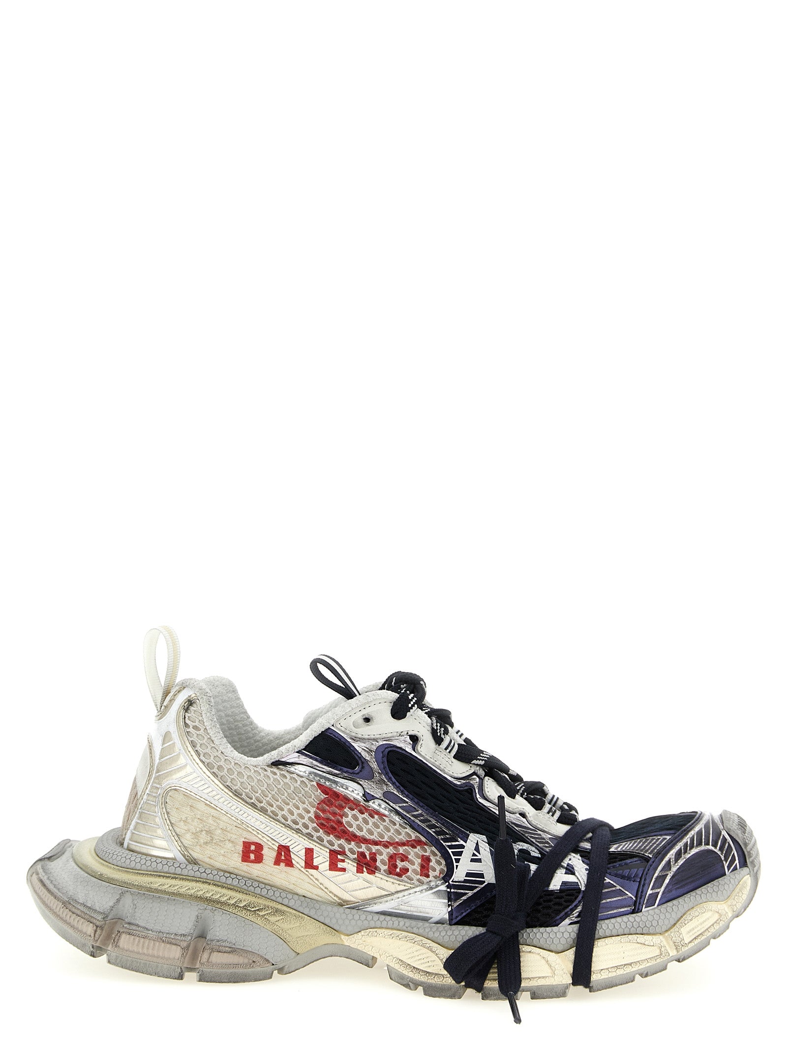 Balenciaga Multicolor 3XL Split Logo Synthetic Sneakers