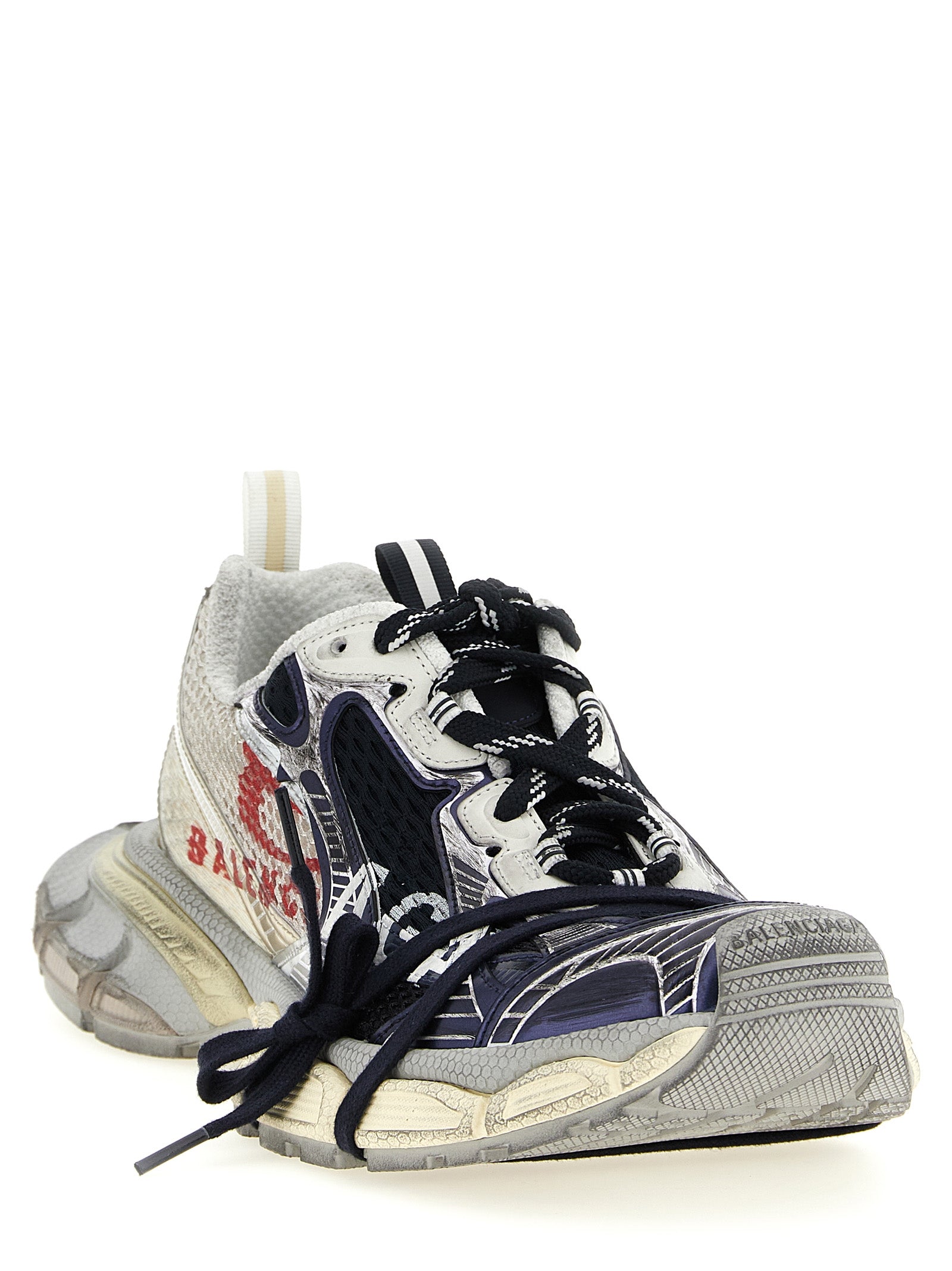 Balenciaga Multicolor 3XL Split Logo Synthetic Sneakers