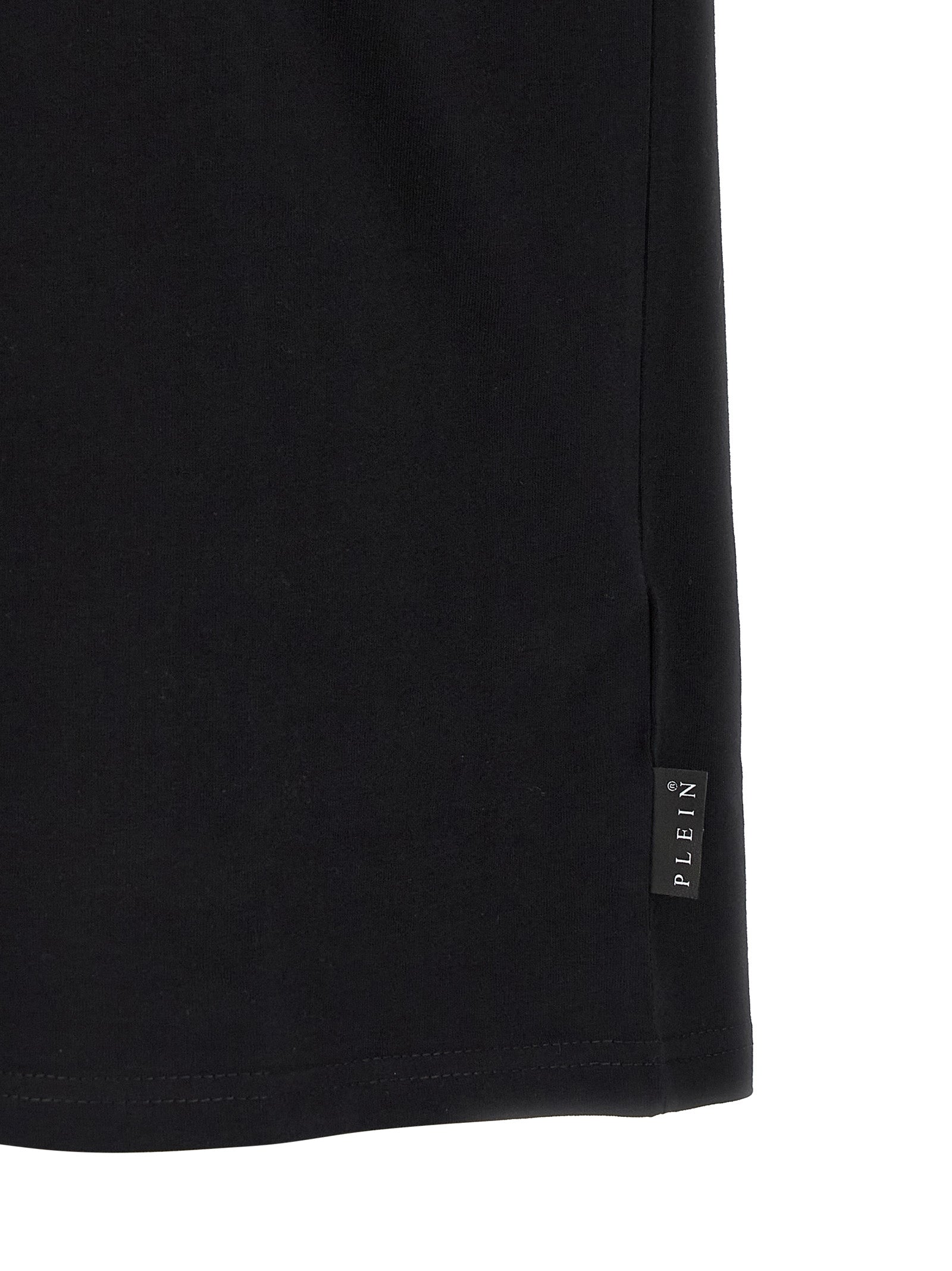 T-shirt en coton noir Philipp Plein