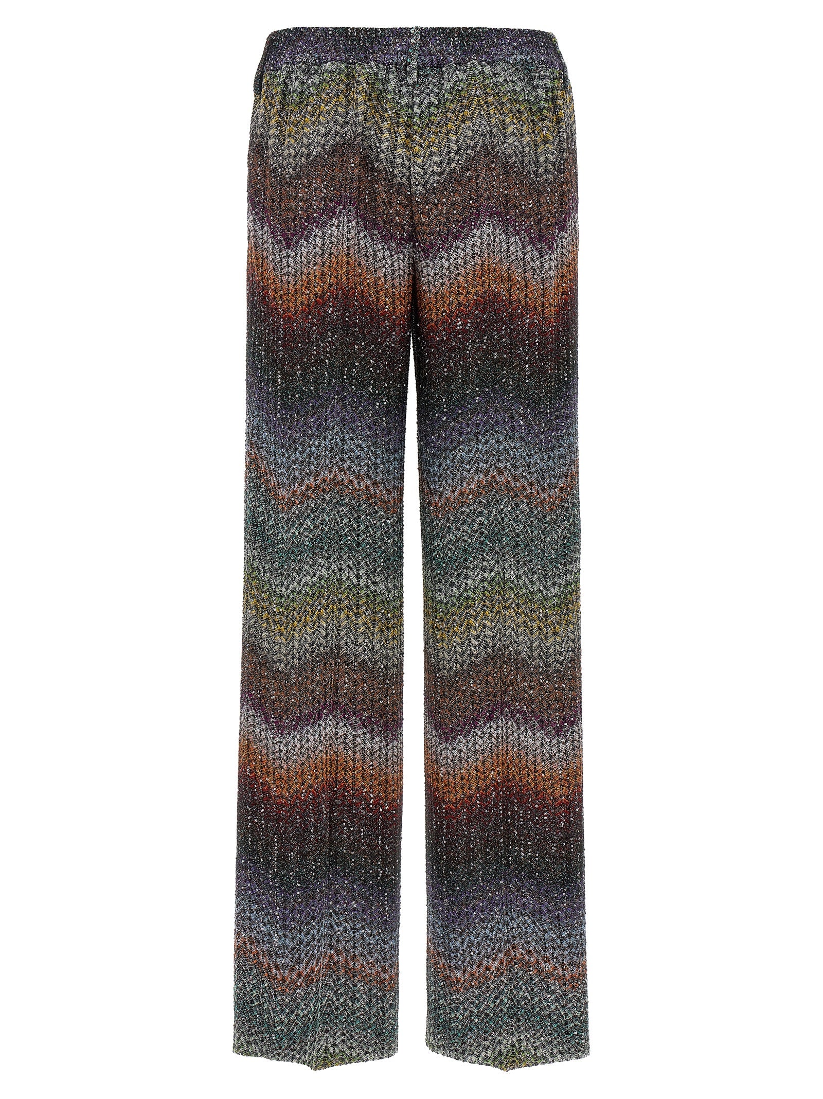 Missoni Multicolor Viscose Nylon Casual Pants