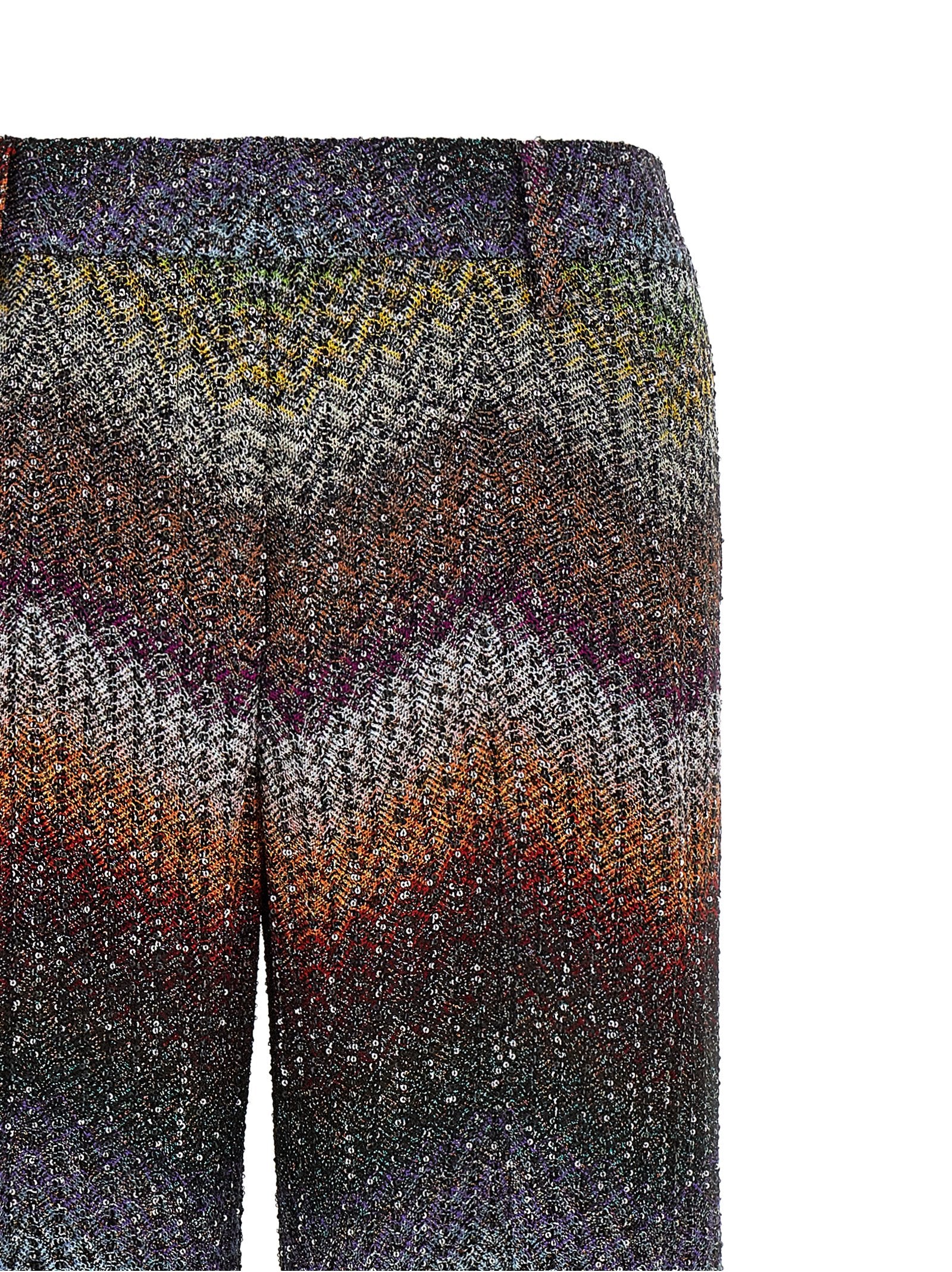 Missoni Multicolor Viscose Nylon Casual Pants