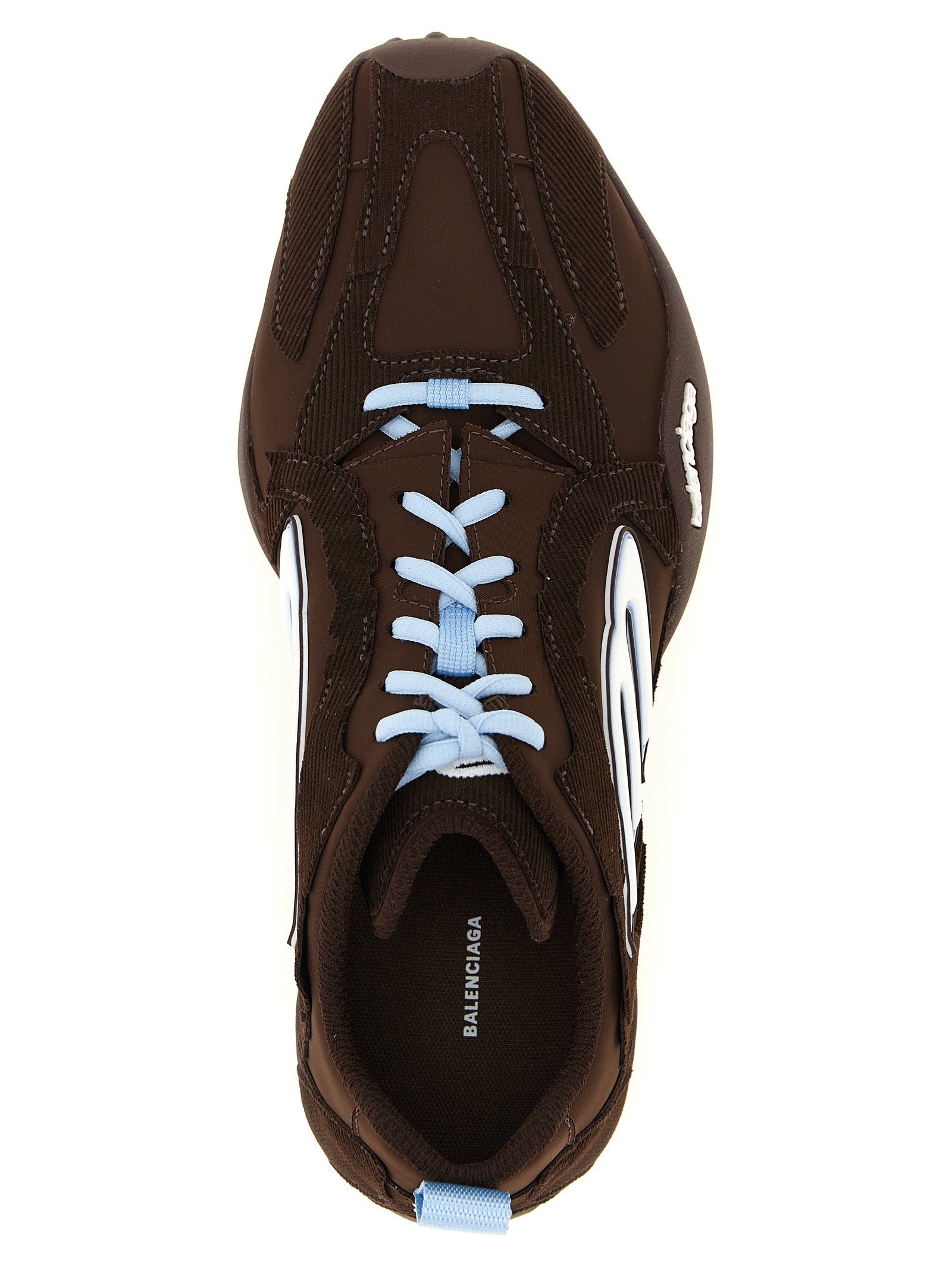 Balenciaga Brown Monday Ultra Synthetic Athletic Sneakers