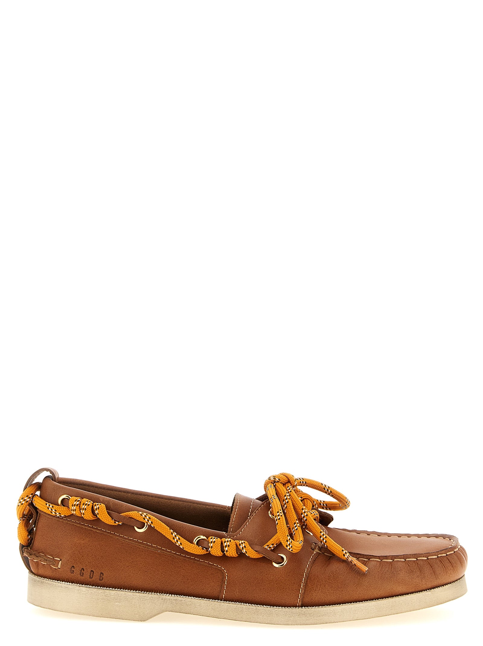 Golden Goose Brown Leather Slip-On Loafers