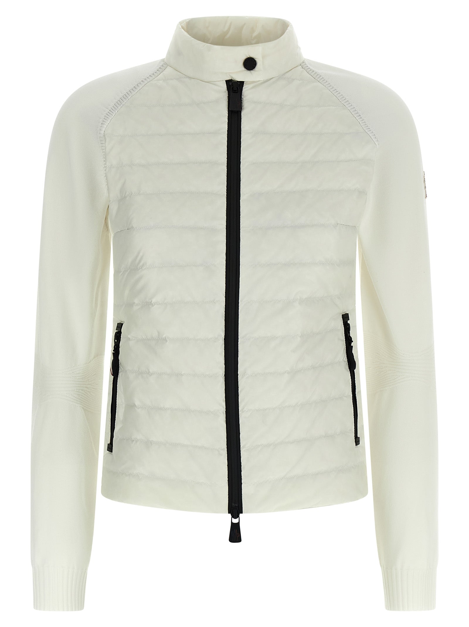 Cardigan Moncler Grenoble en polyamide blanc