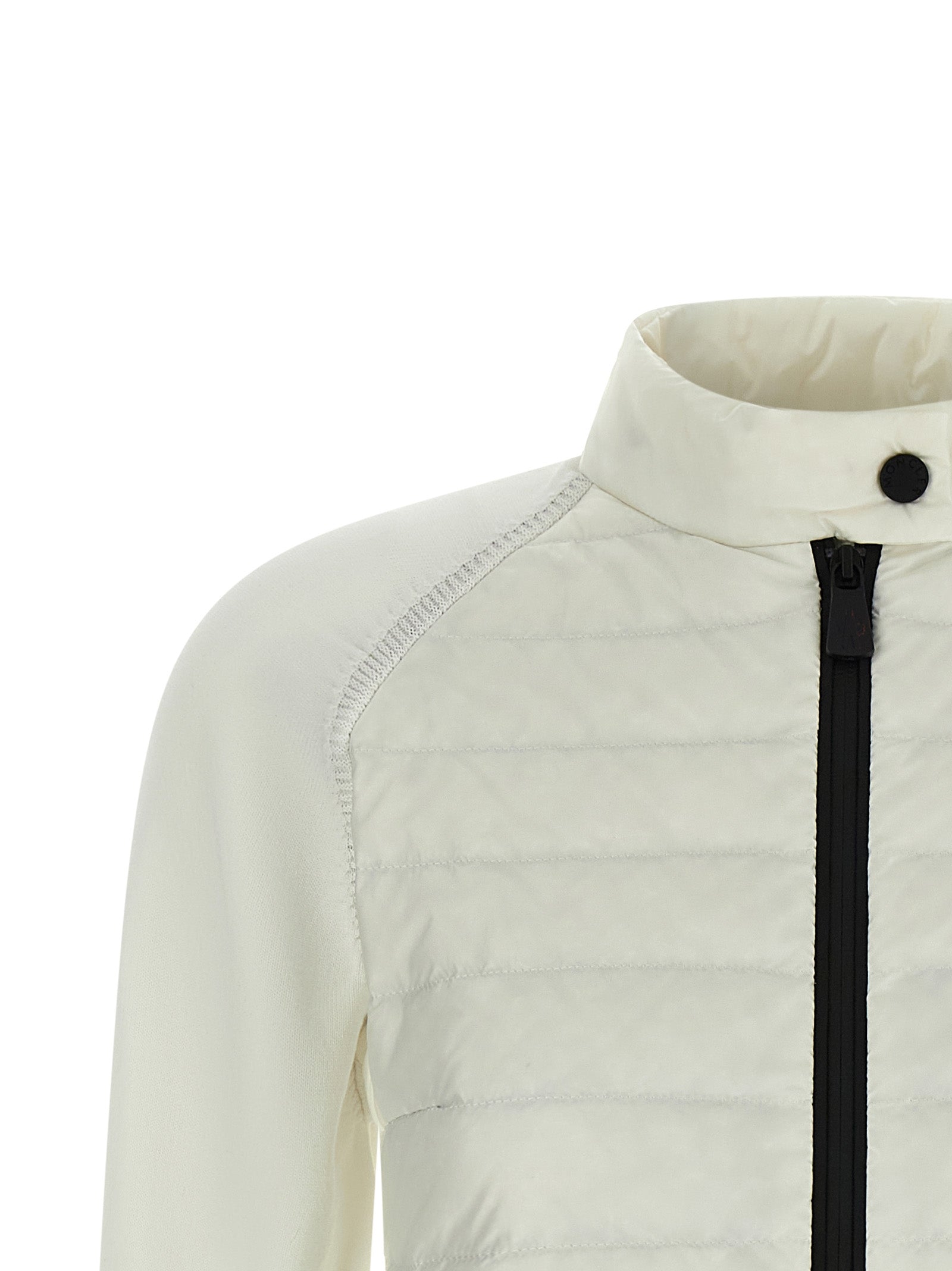 Cardigan Moncler Grenoble en polyamide blanc