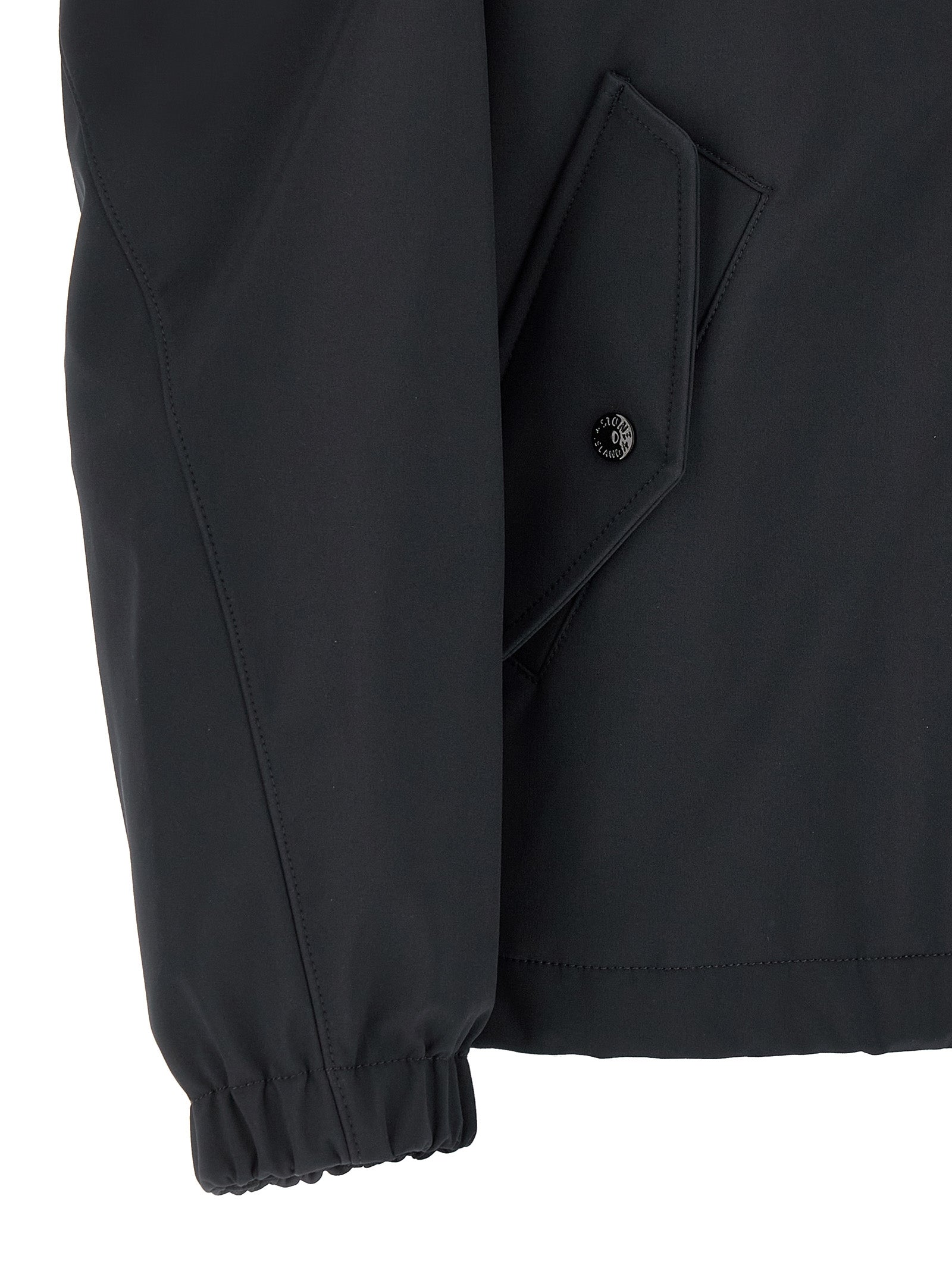 Stone Island Blue Shell Jacket Synthetic