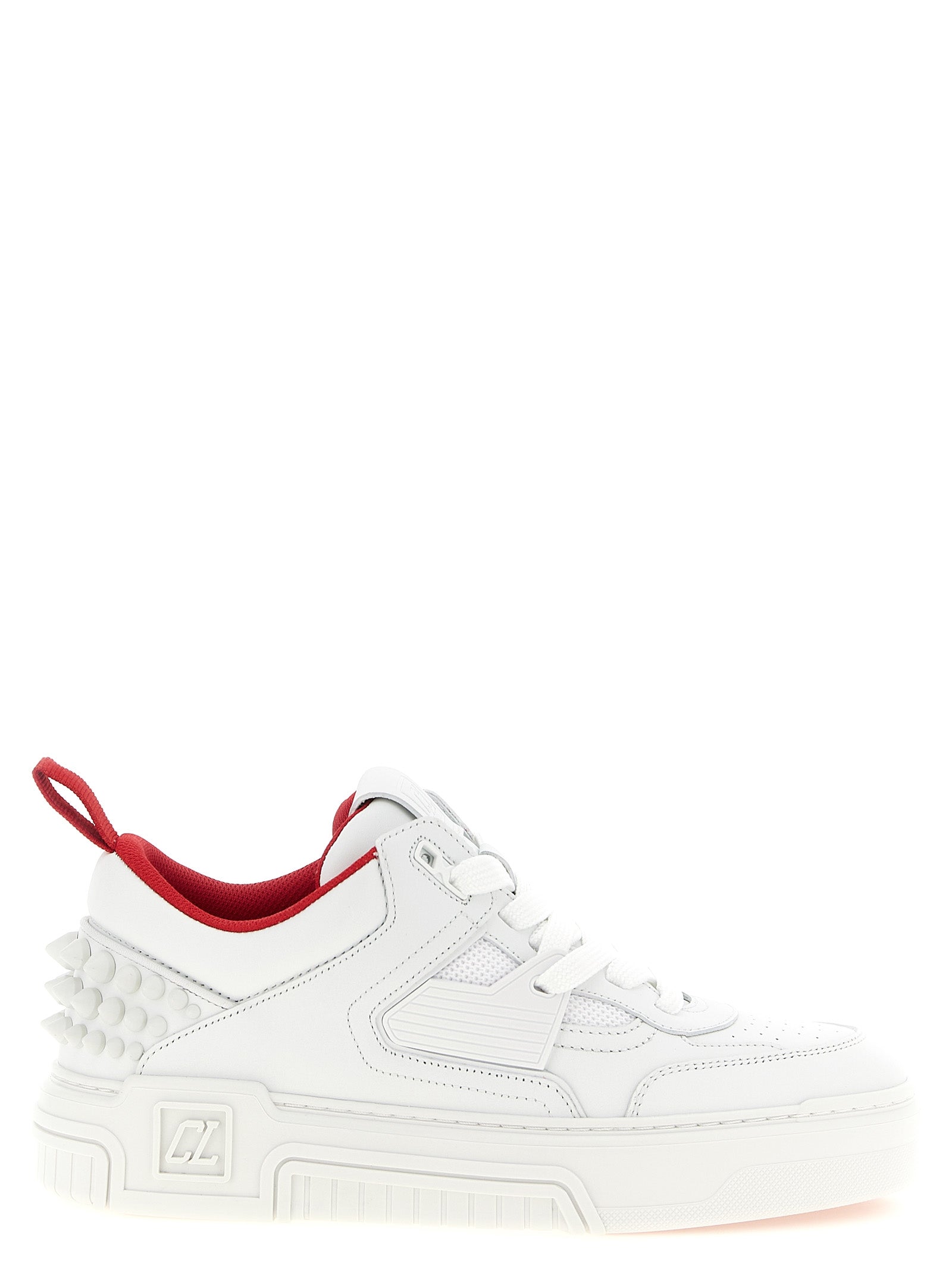 Christian Louboutin White Astroloubi 2 Leather Sneakers