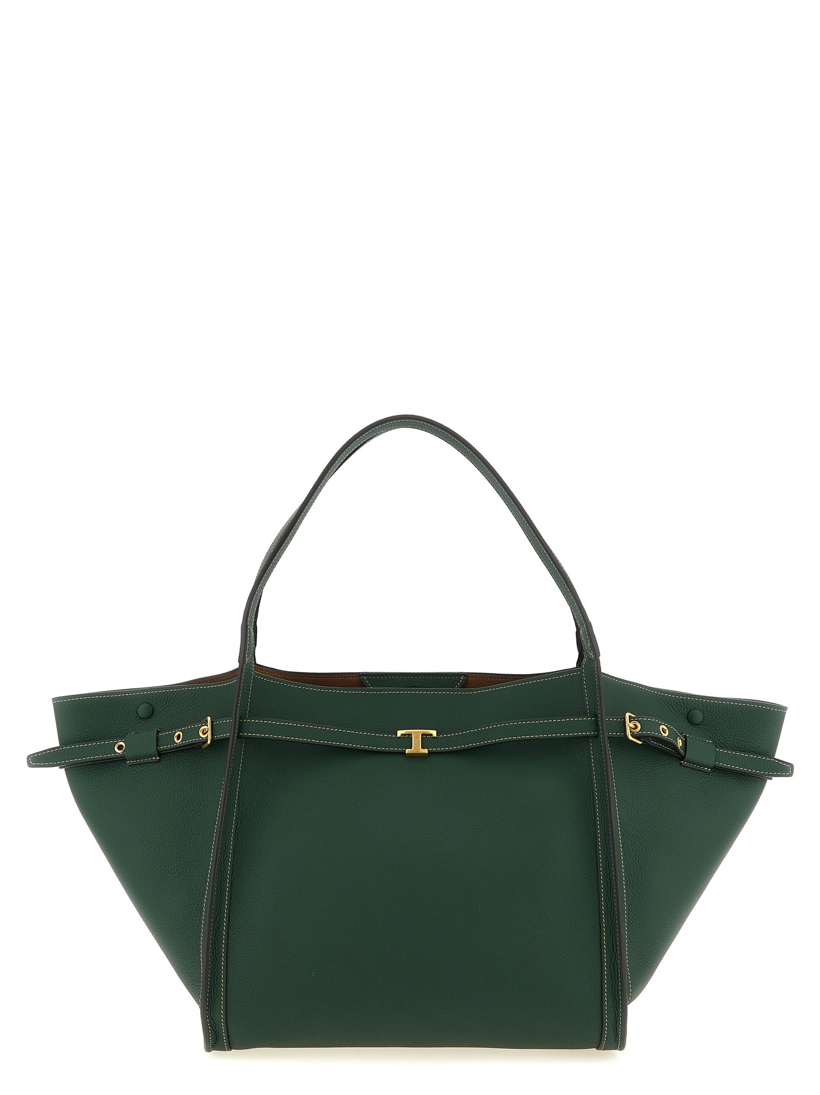 Tod’s Green Tim Medium Tote Leather