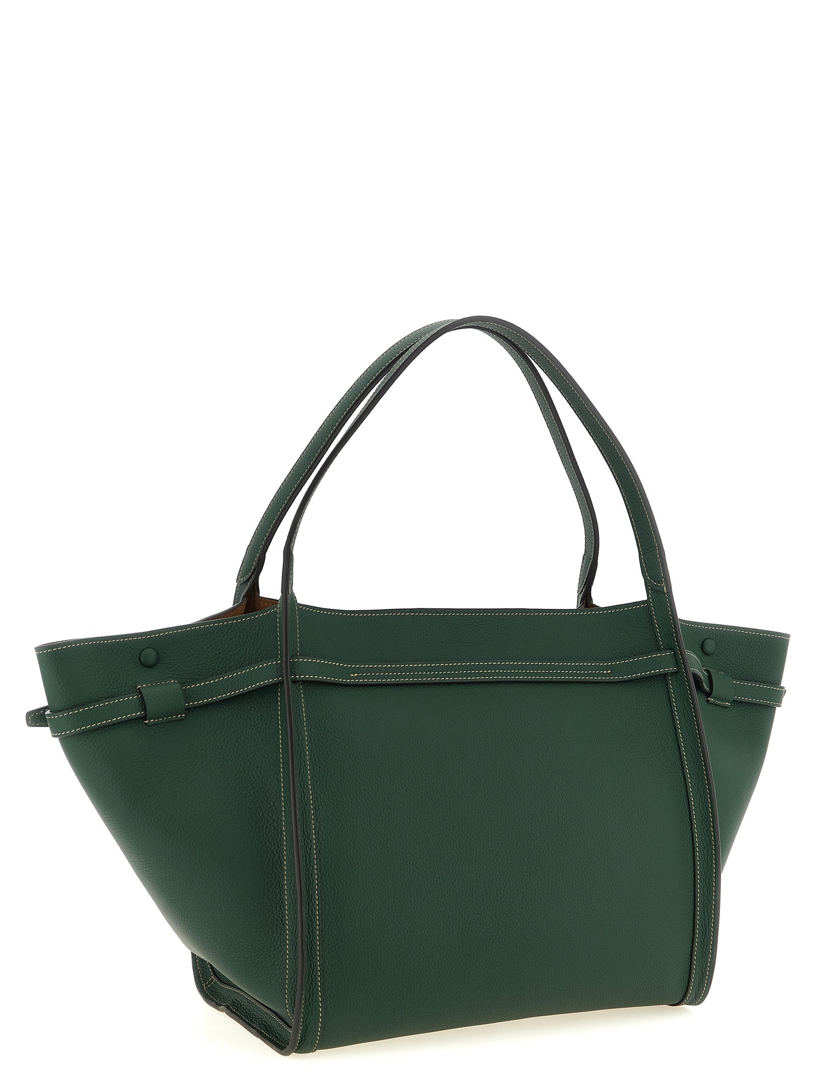 Tod’s Green Tim Medium Tote Leather